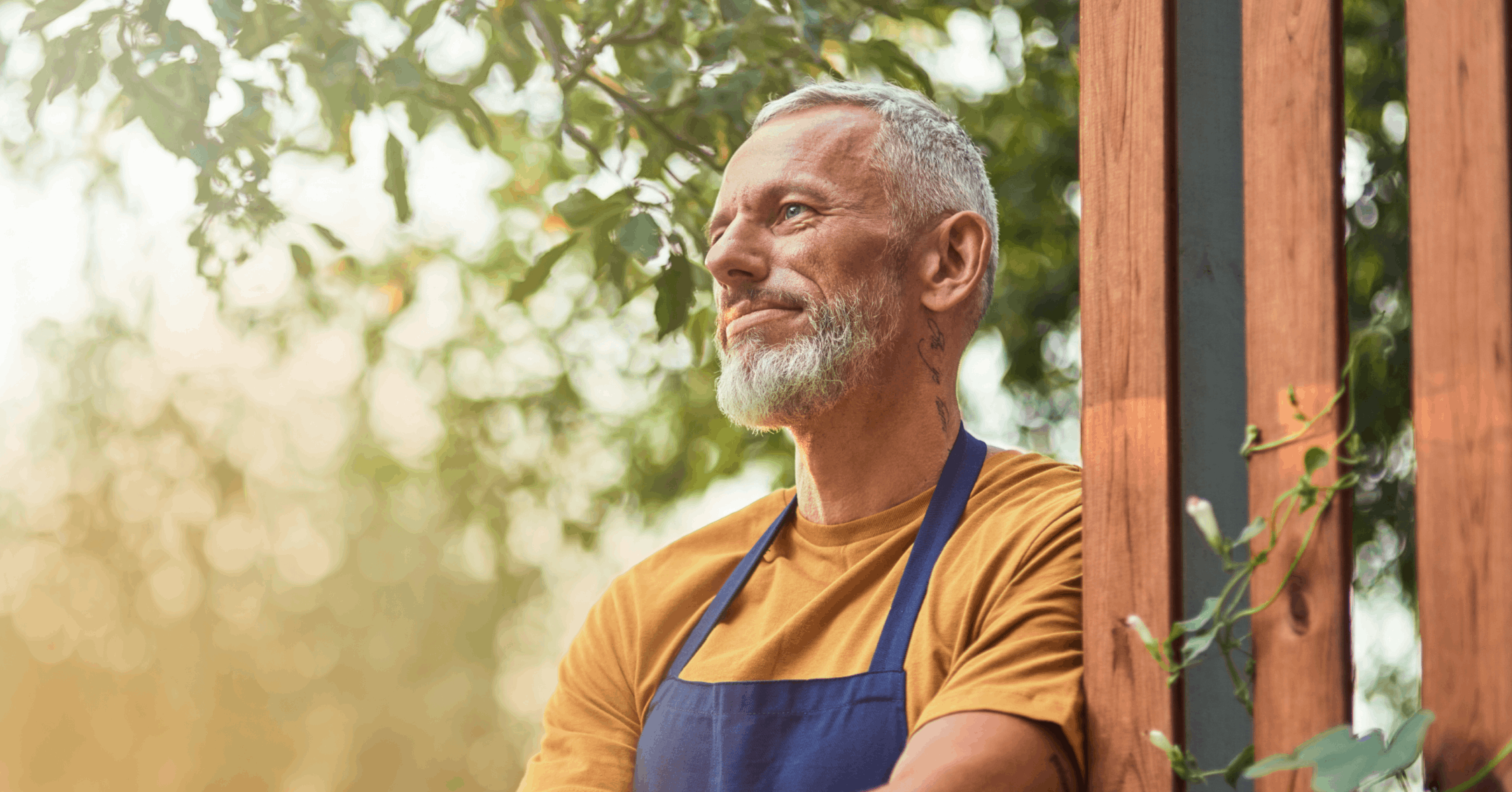 man reflecting on what is in his control