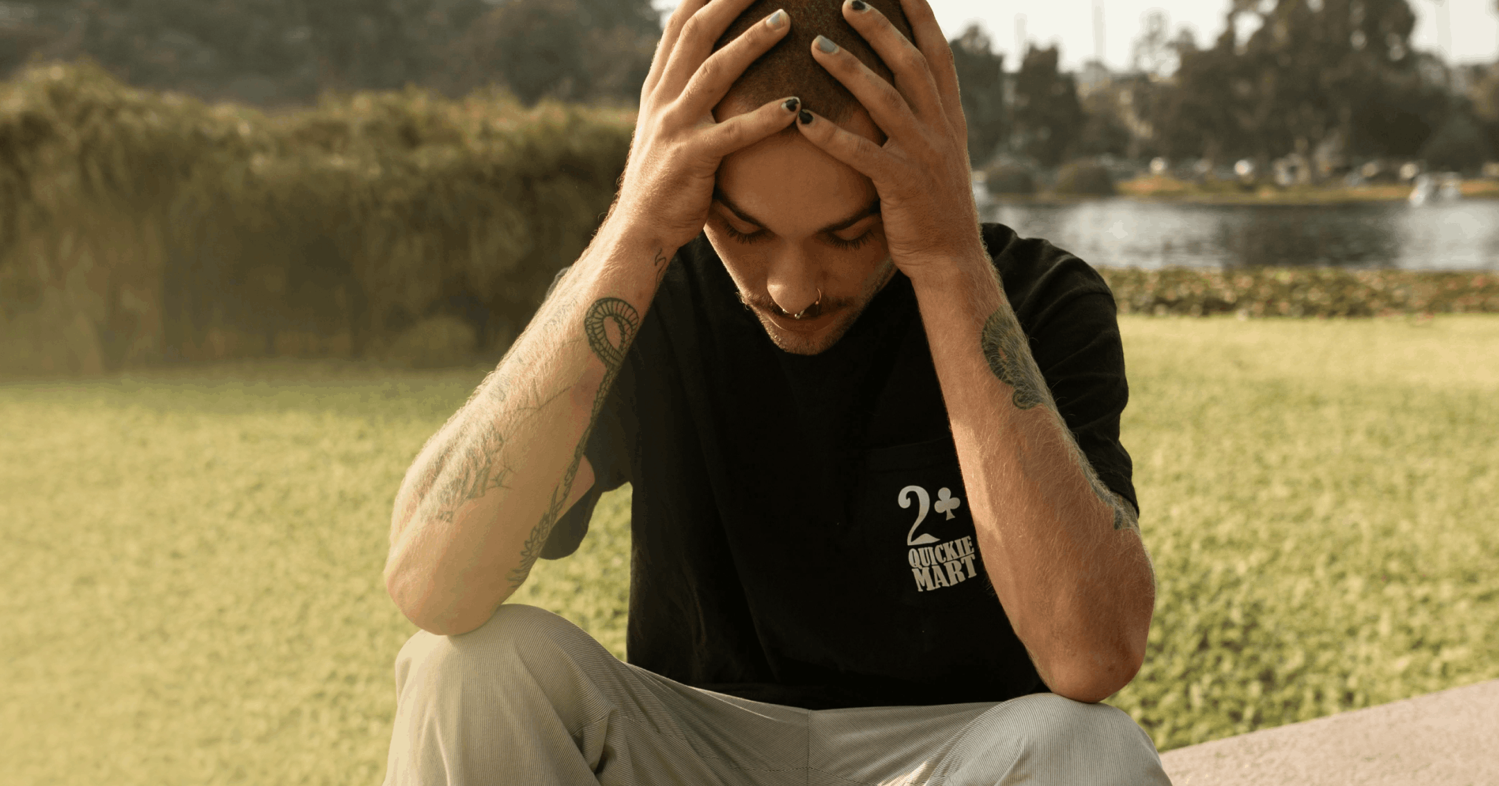 man having difficulty naming his emotions