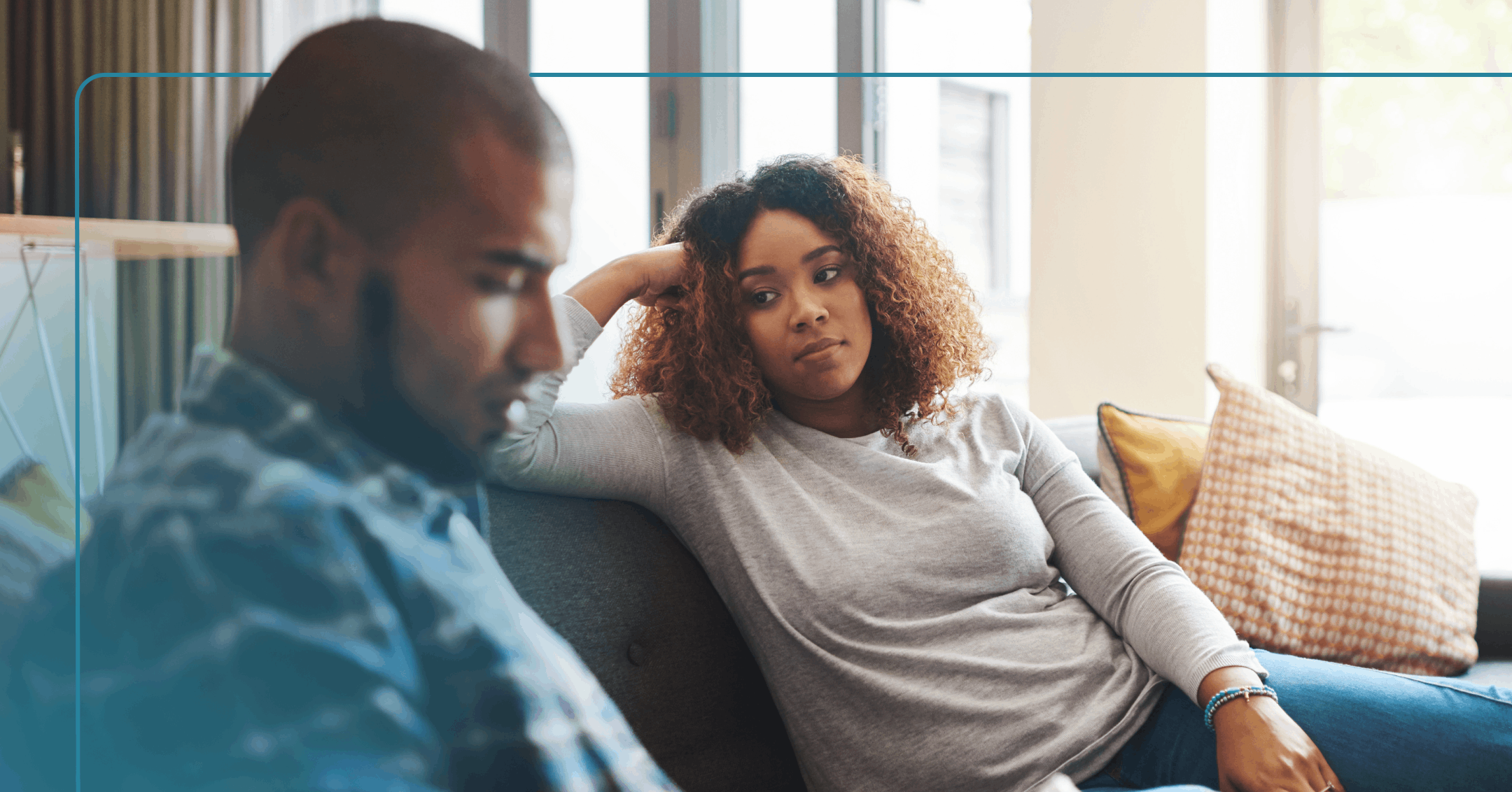 a couple failing to communicate well