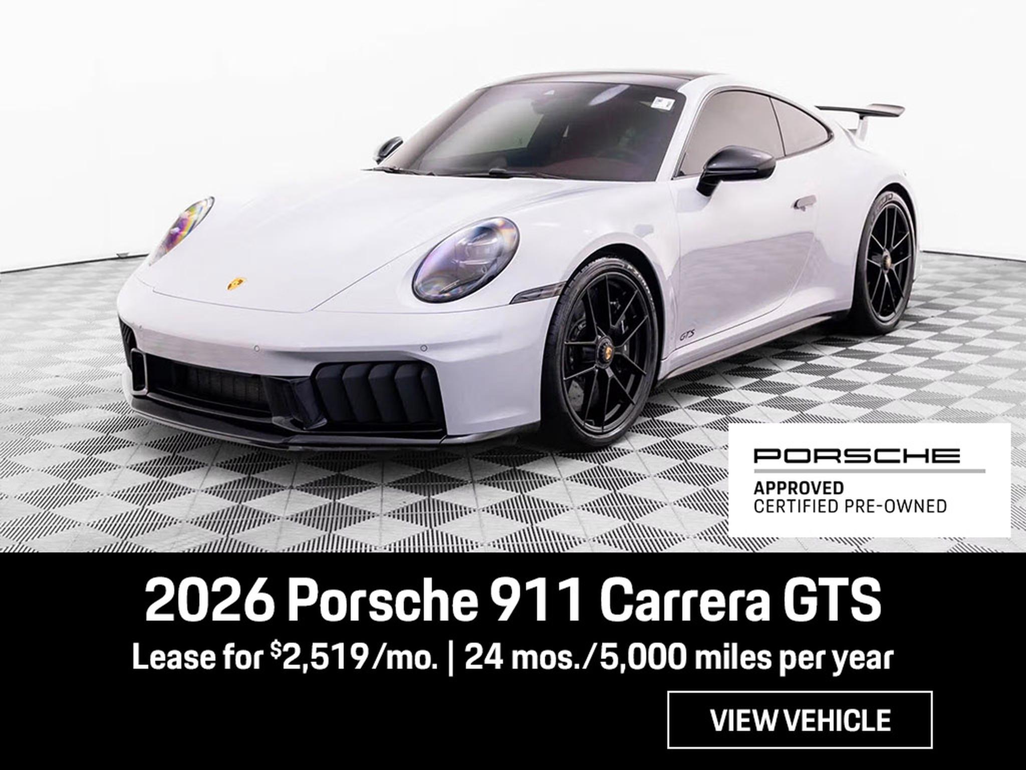 2026 Porsche 911 Carerra GTS at Porsche Barrington