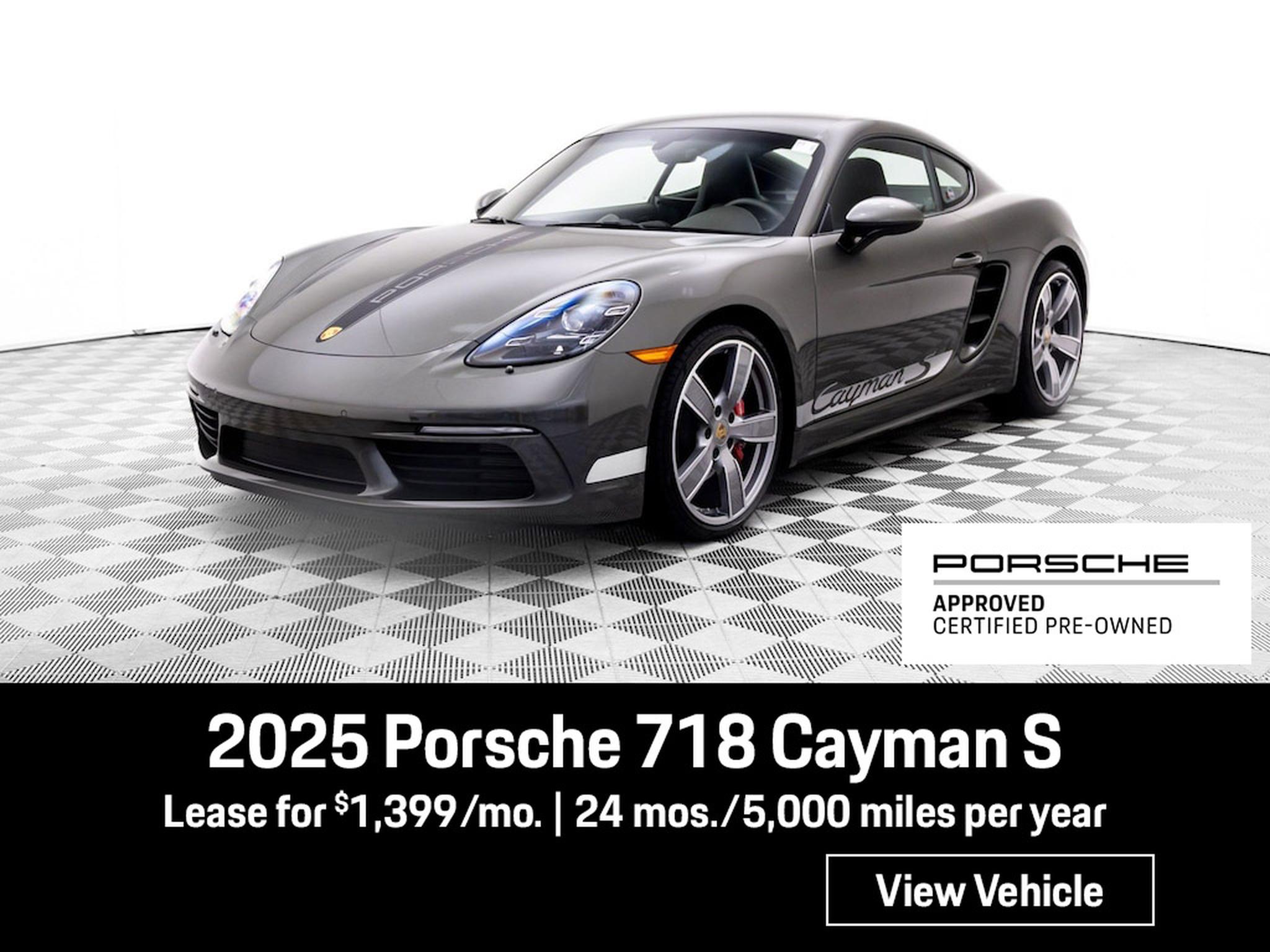 2025 Porsche 718 Cayman S at Porsche Barrington