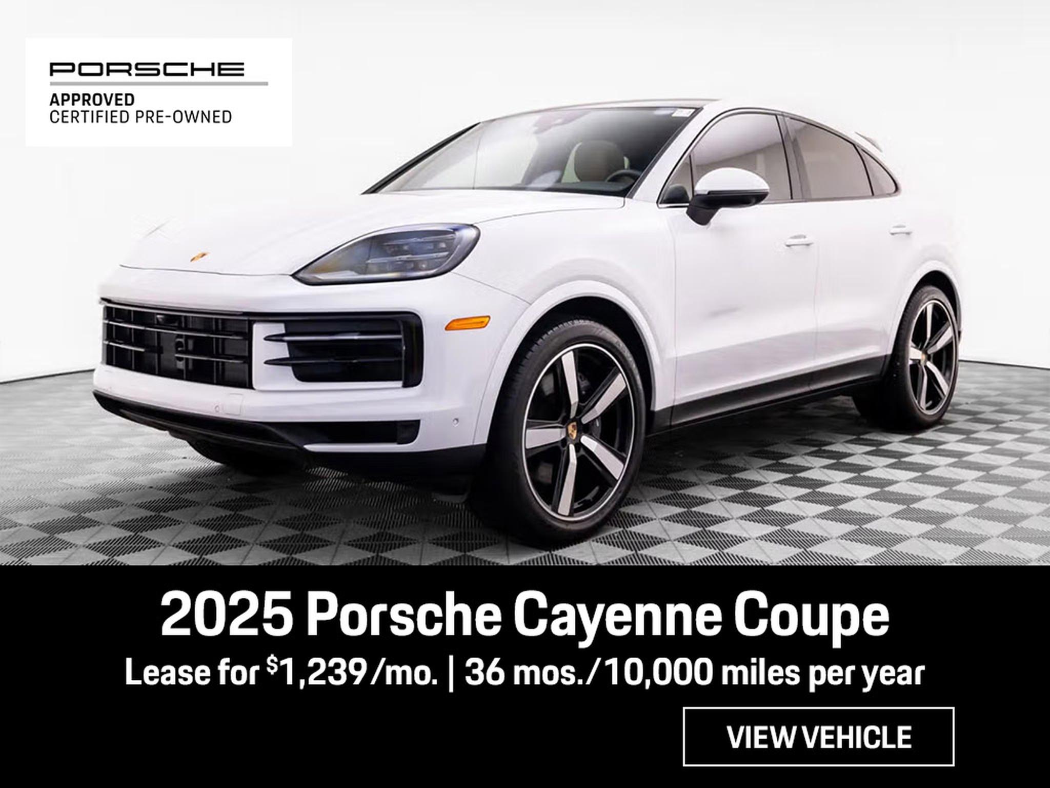 2025 Porsche Cayenne Coupe at Porsche Barrington