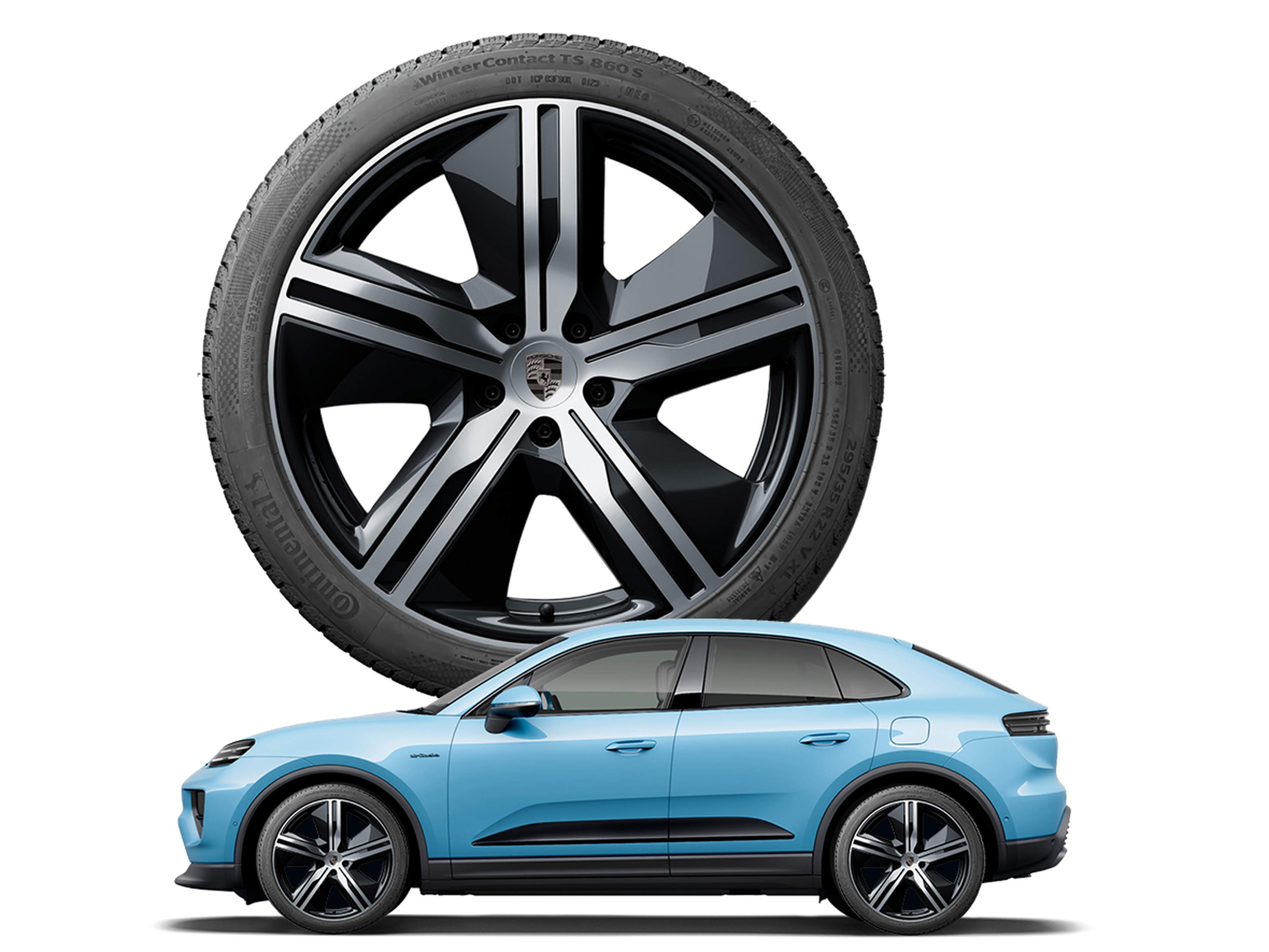 22-inch Macan BEV Exclusive Black