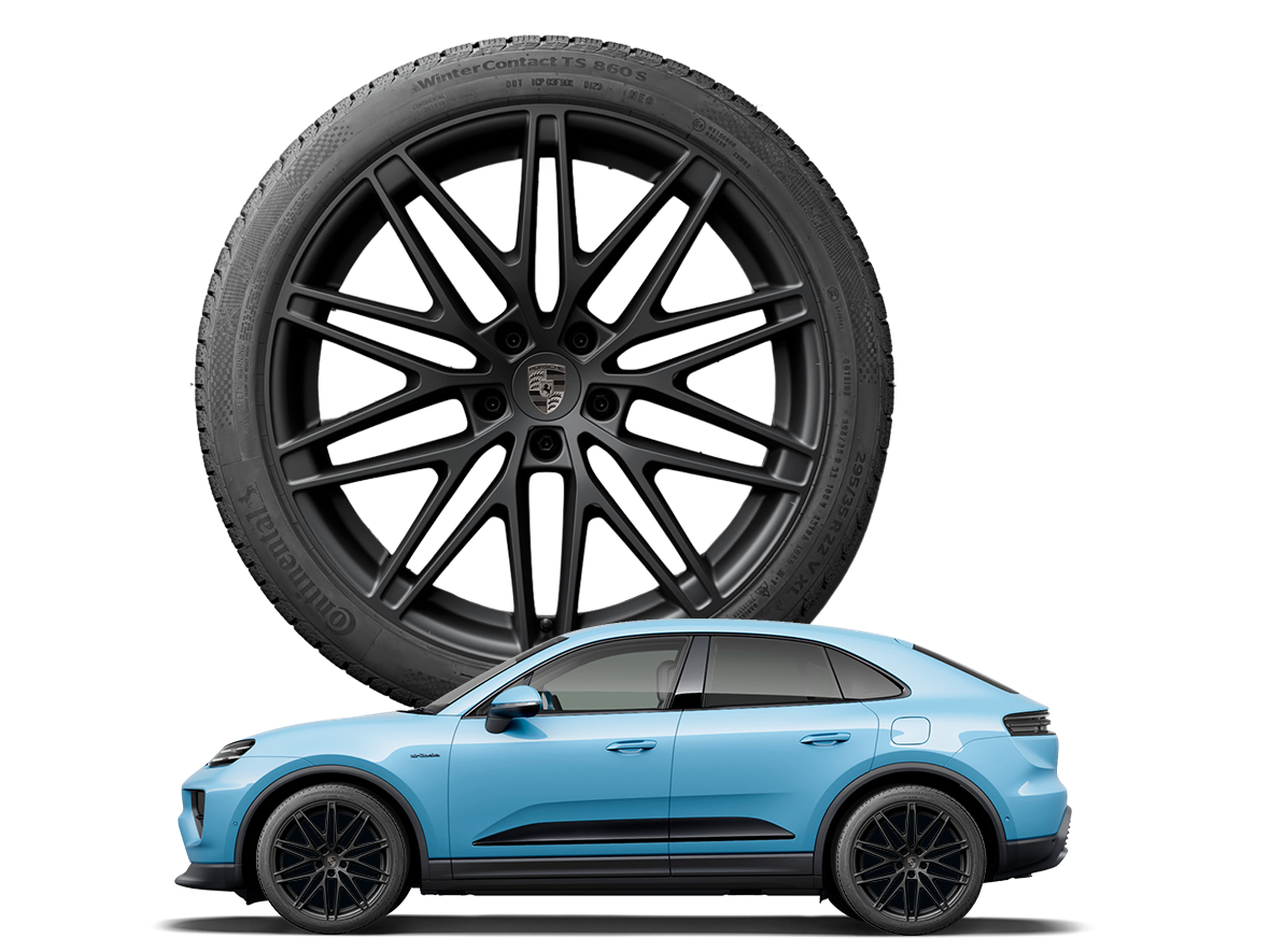 22-inch Macan Spyder BEV Black