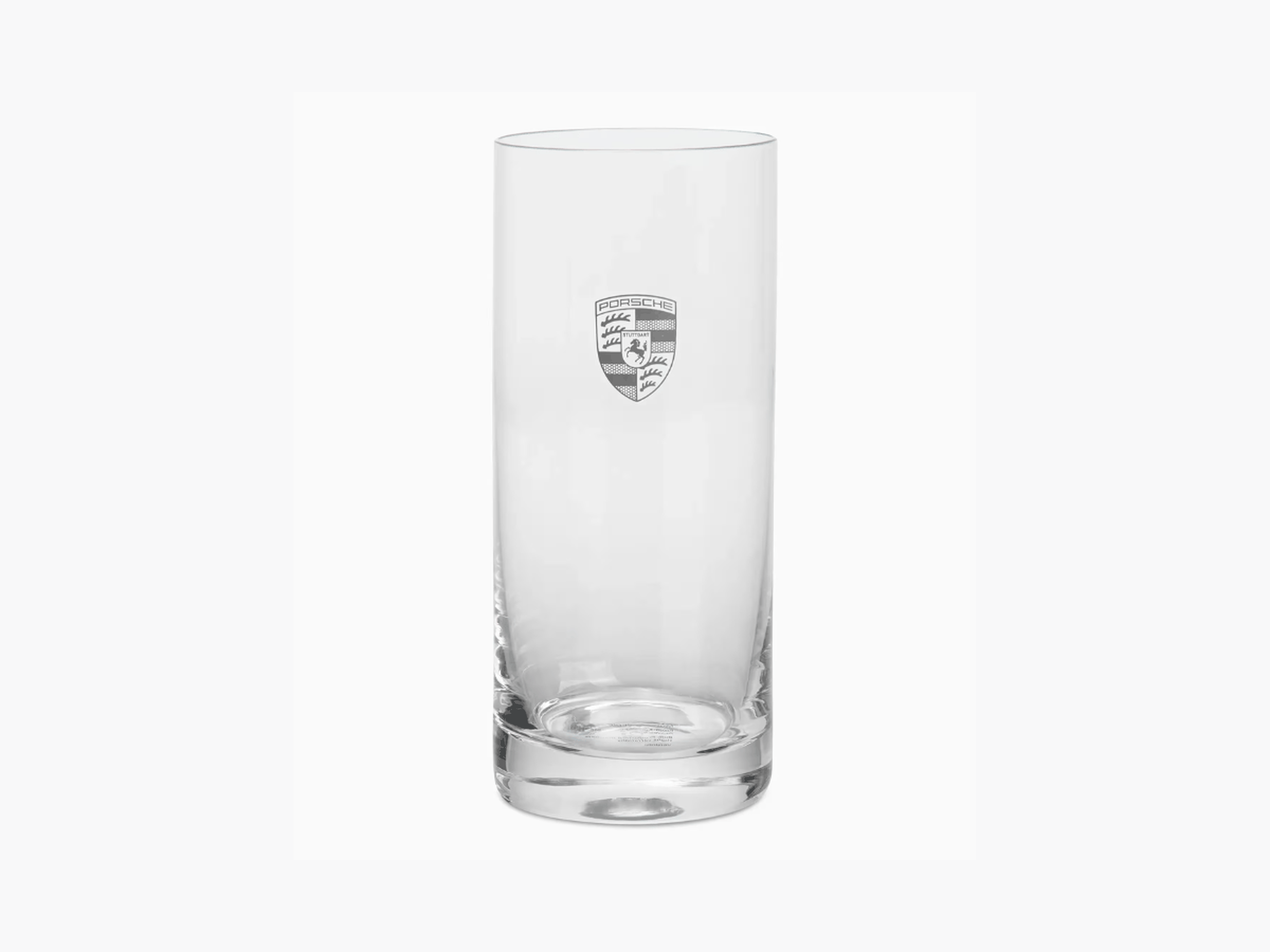 Set of two highball glasses with crest