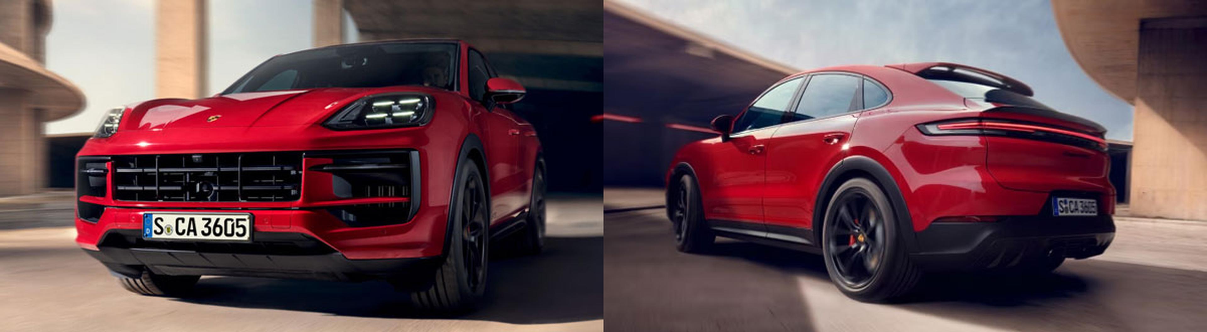 Red 2027 Porsche Cayenne GTS Coupe