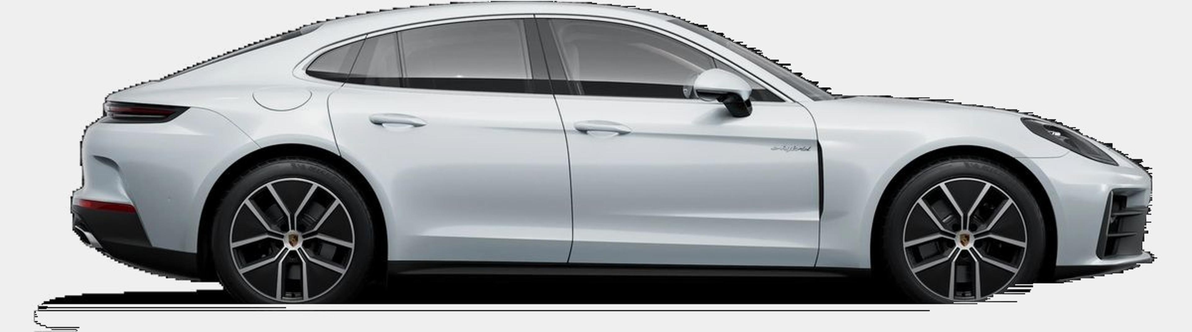 2026 Porsche Panamera 4 E-Hybrid side profile with e-hybrid badge