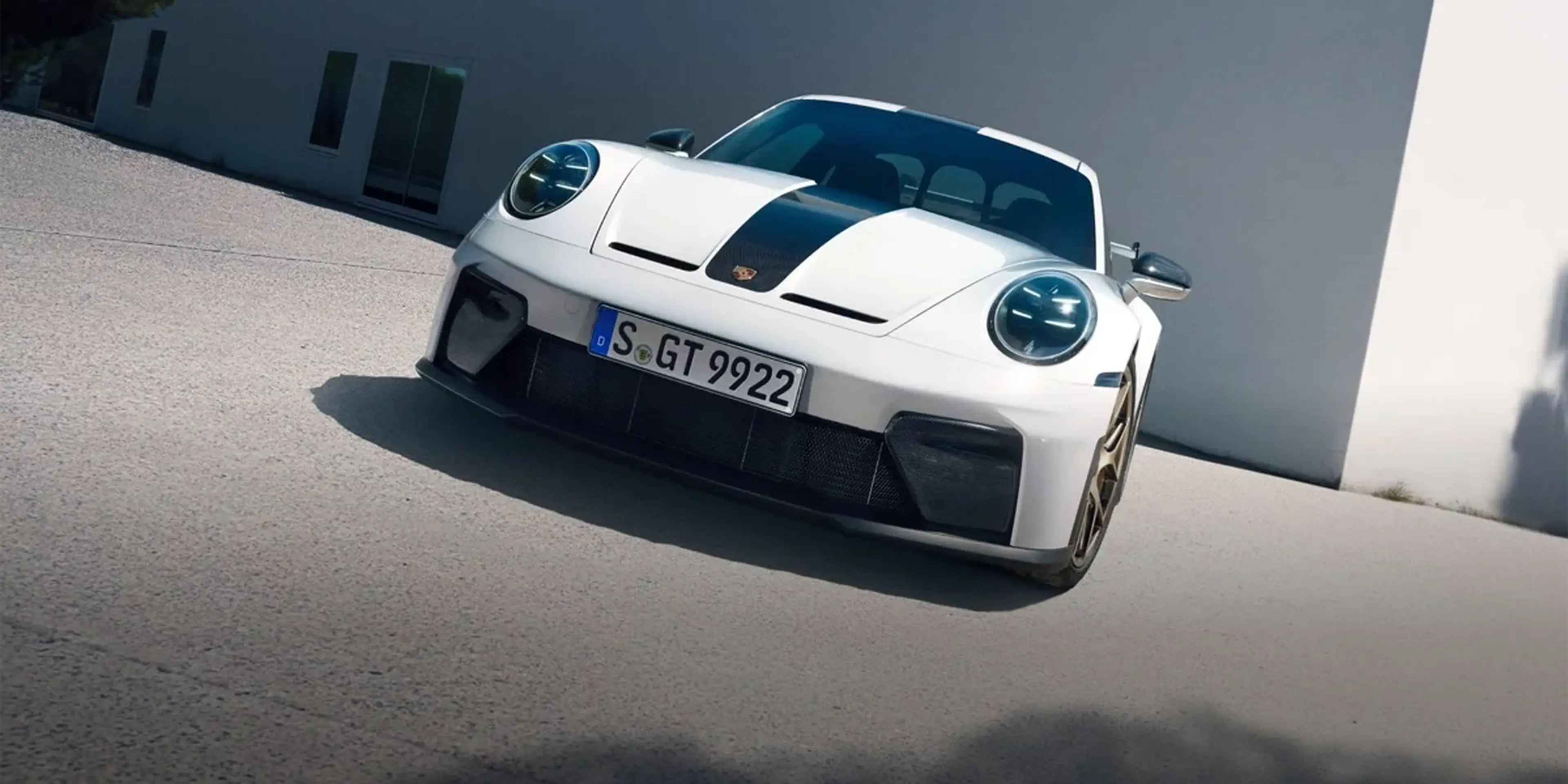 front view of Porsche 911 GT3.