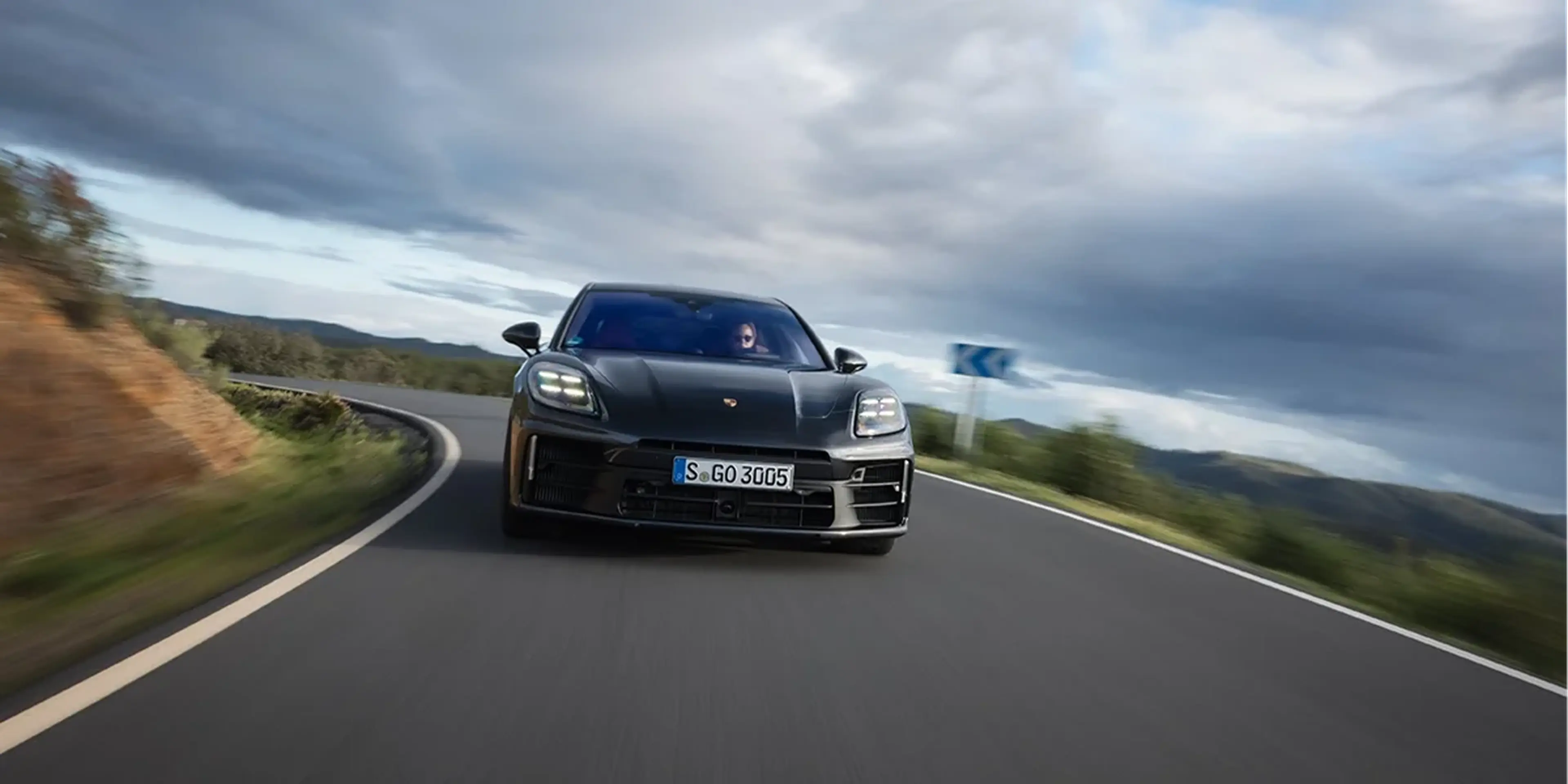 2026 Porsche Panamera driving