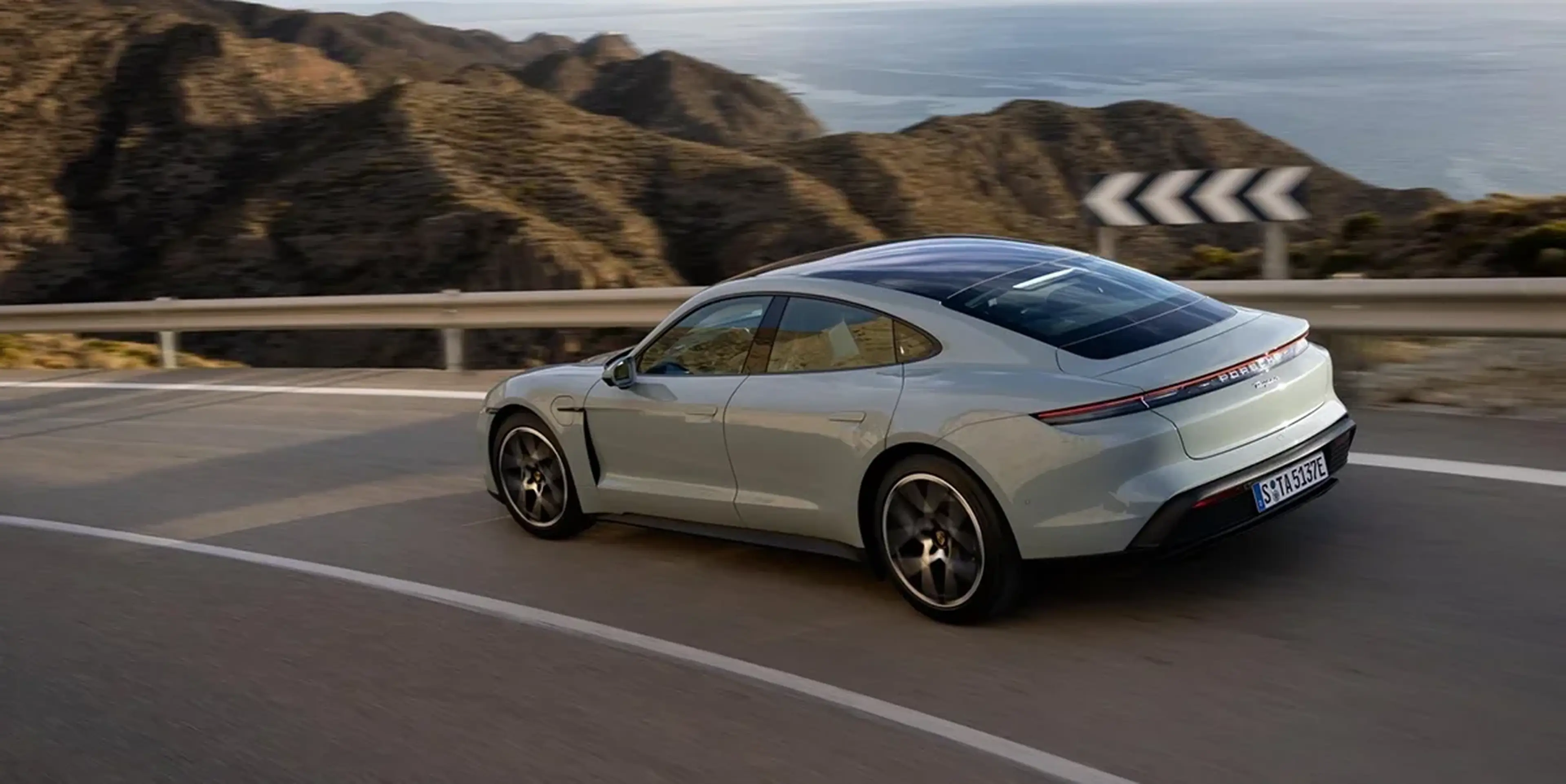 2025 Porsche Taycan side profile