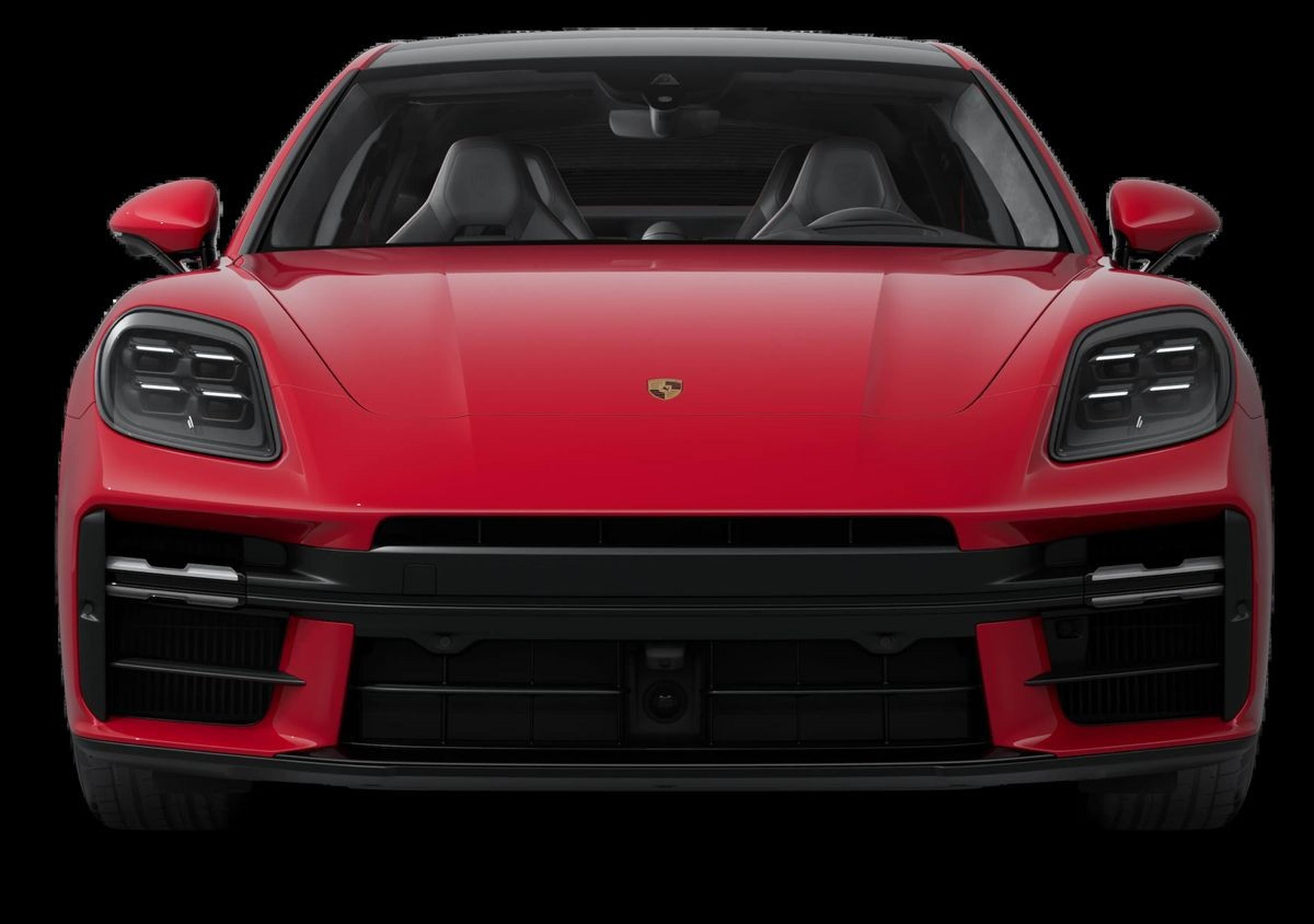 2026 Porsche Panamera GTS front view in red
