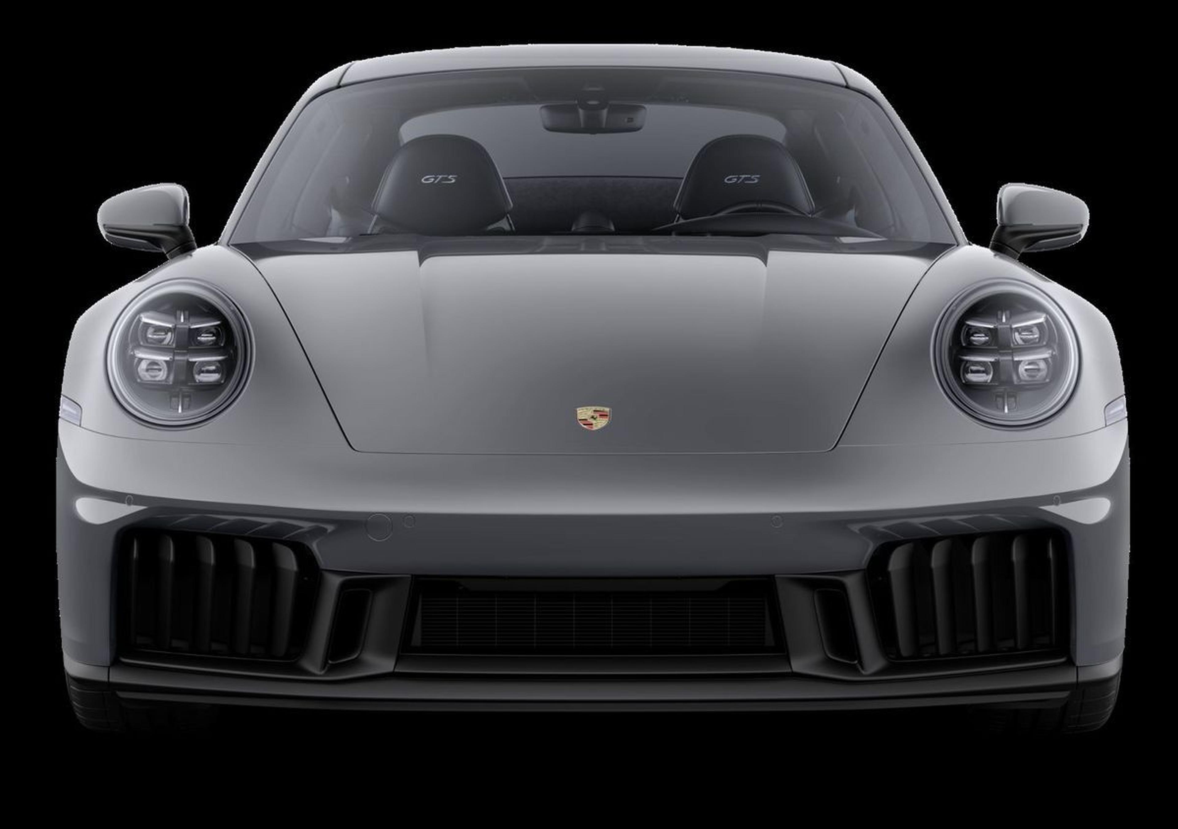2026 Porsche 911 Carrera GTS front view in Slate Grey Neo