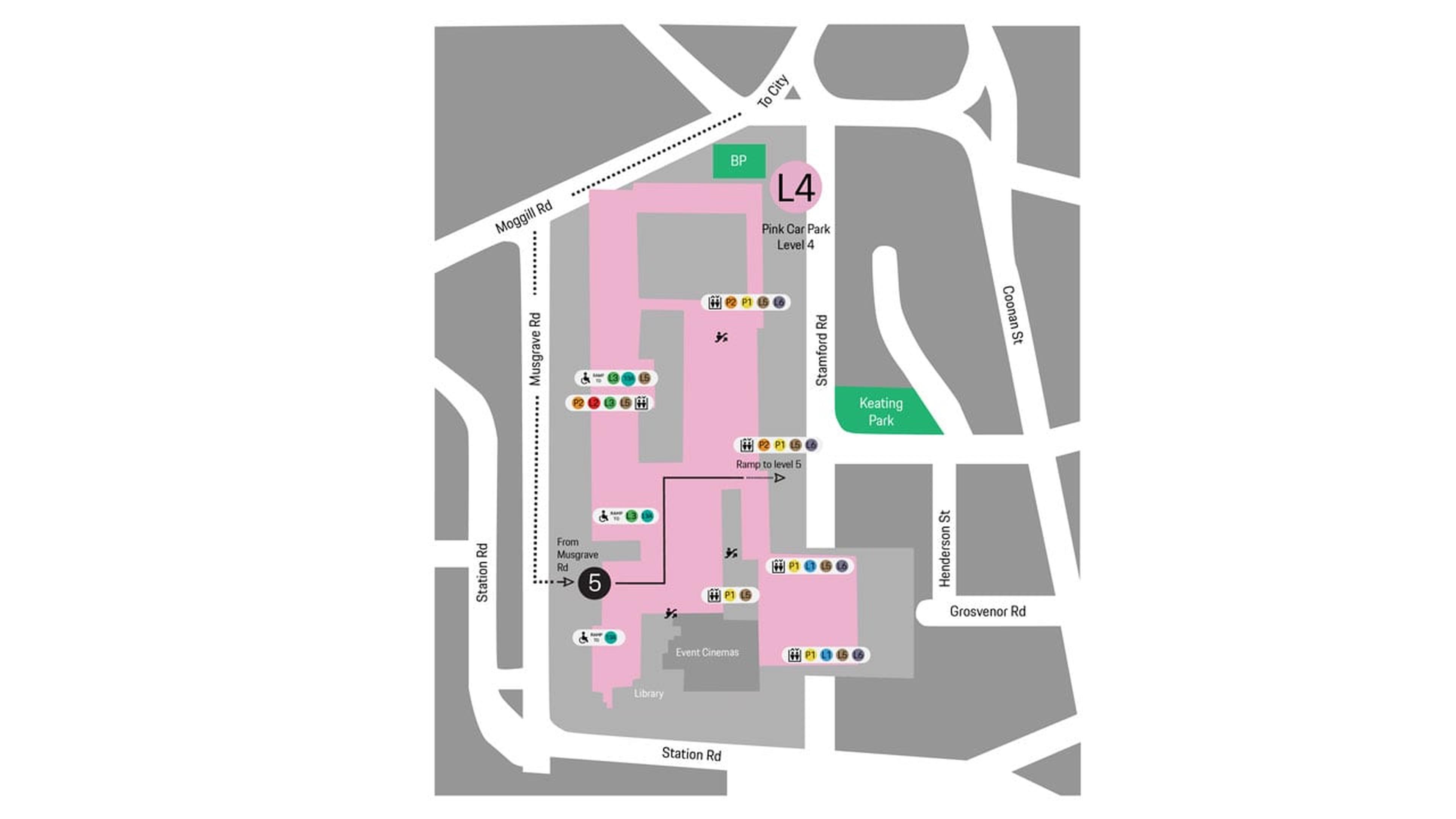 Porsche Studio Brisbane Map