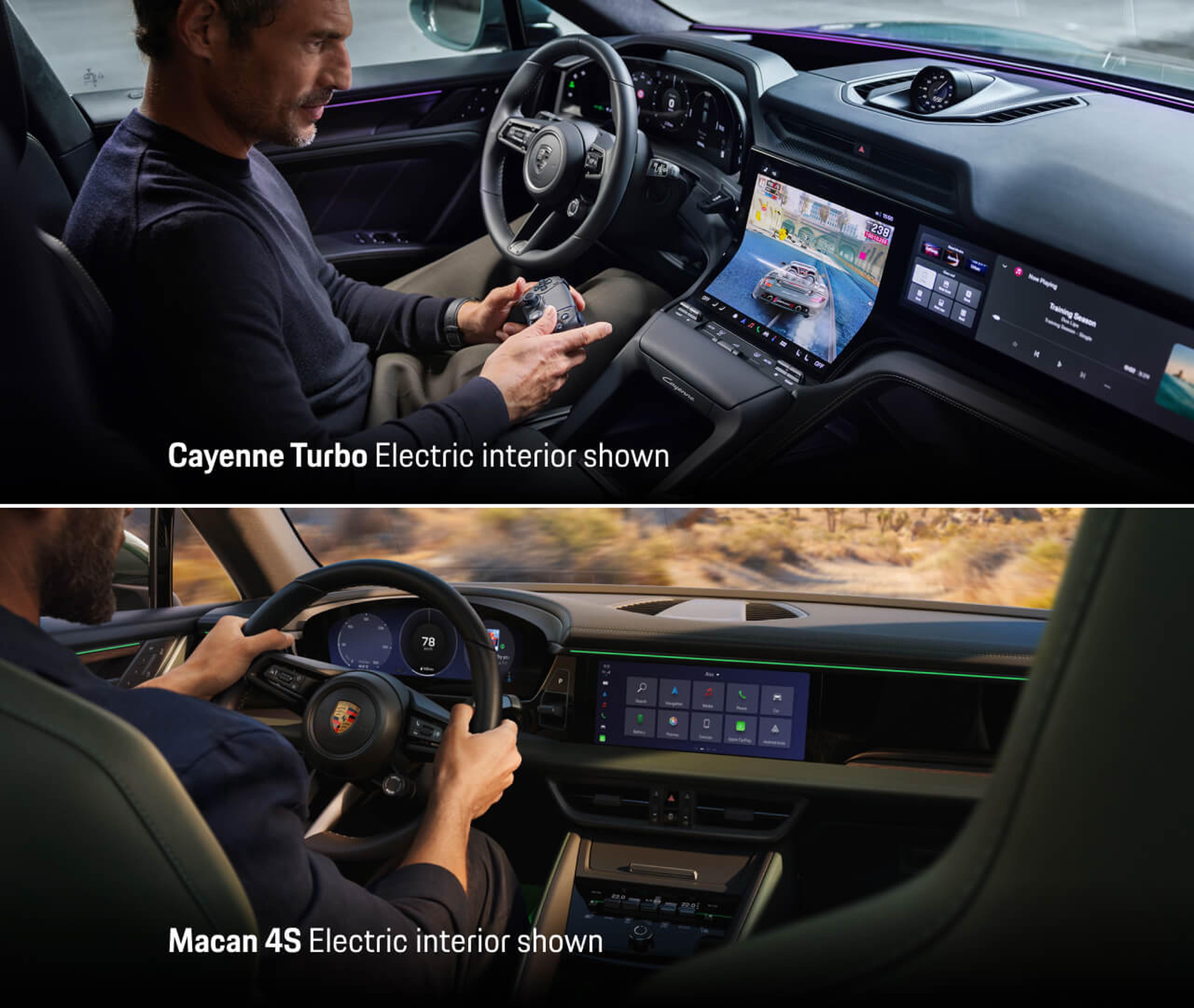 Cayenne Turbo Electric Interior Vs Macan 4S Electric Interior