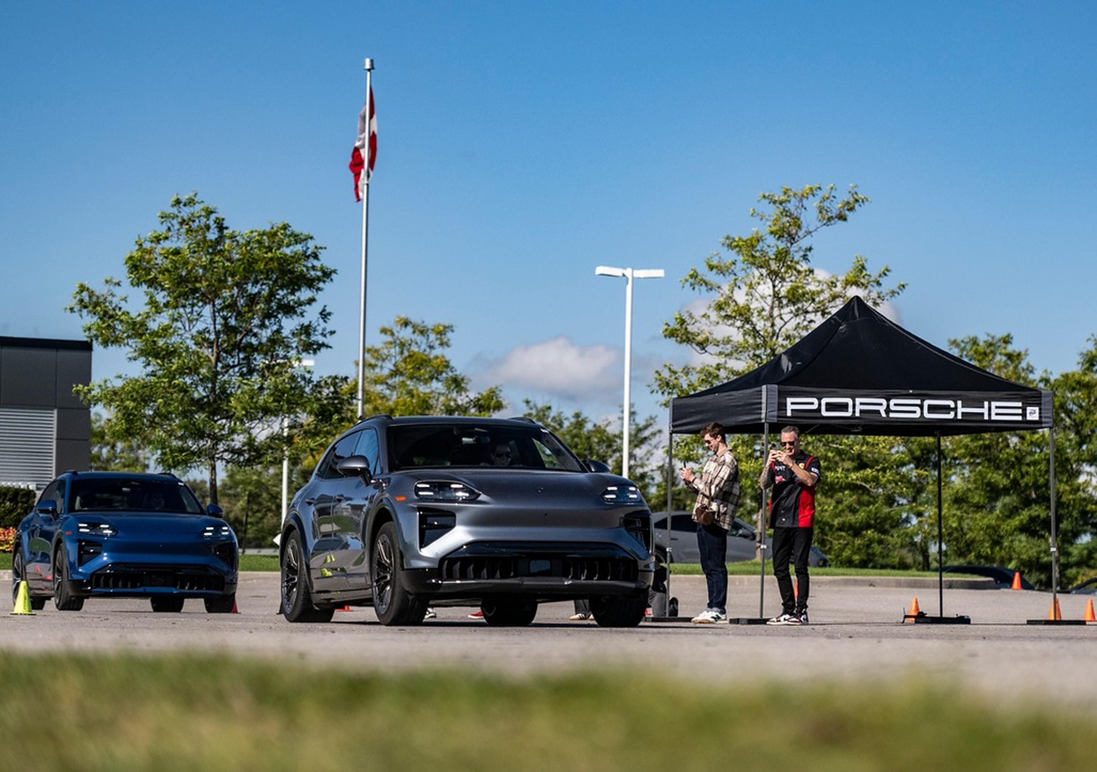2026 Porsche Roadshow Canada Cayenne Electric Turbo Launch Control