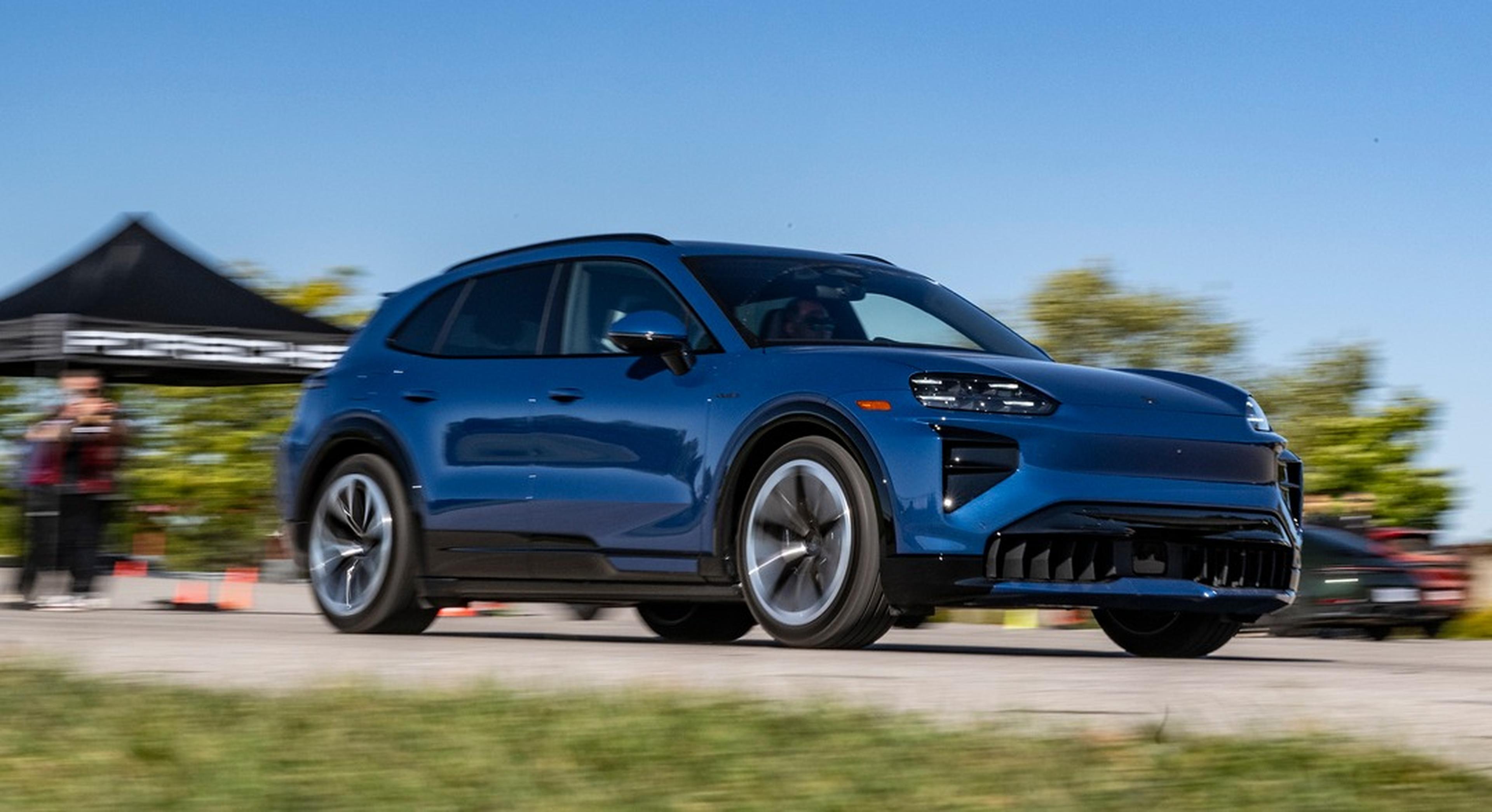 2026 Porsche Roadshow Canada Cayenne Electric Turbo Launch Control at Canadian Tire Motorsport Park