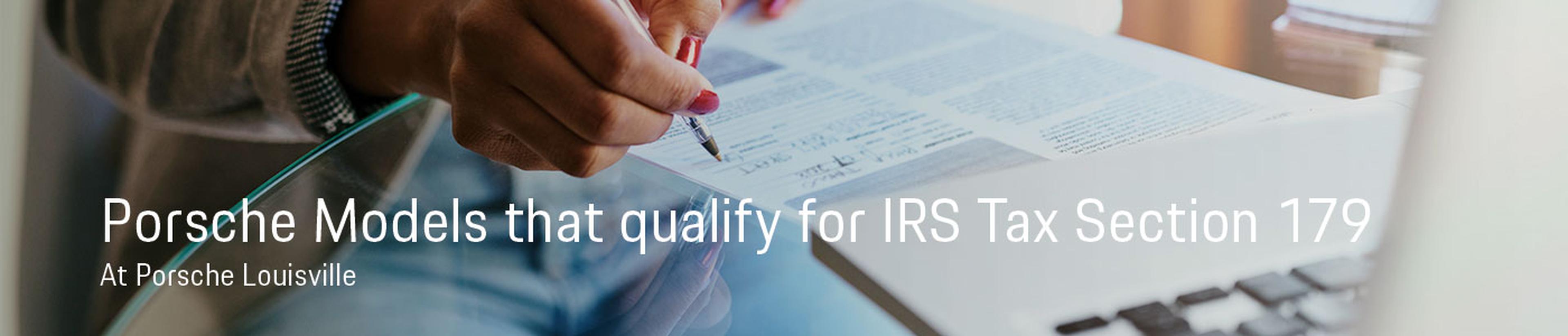 IRS Tax Section 179