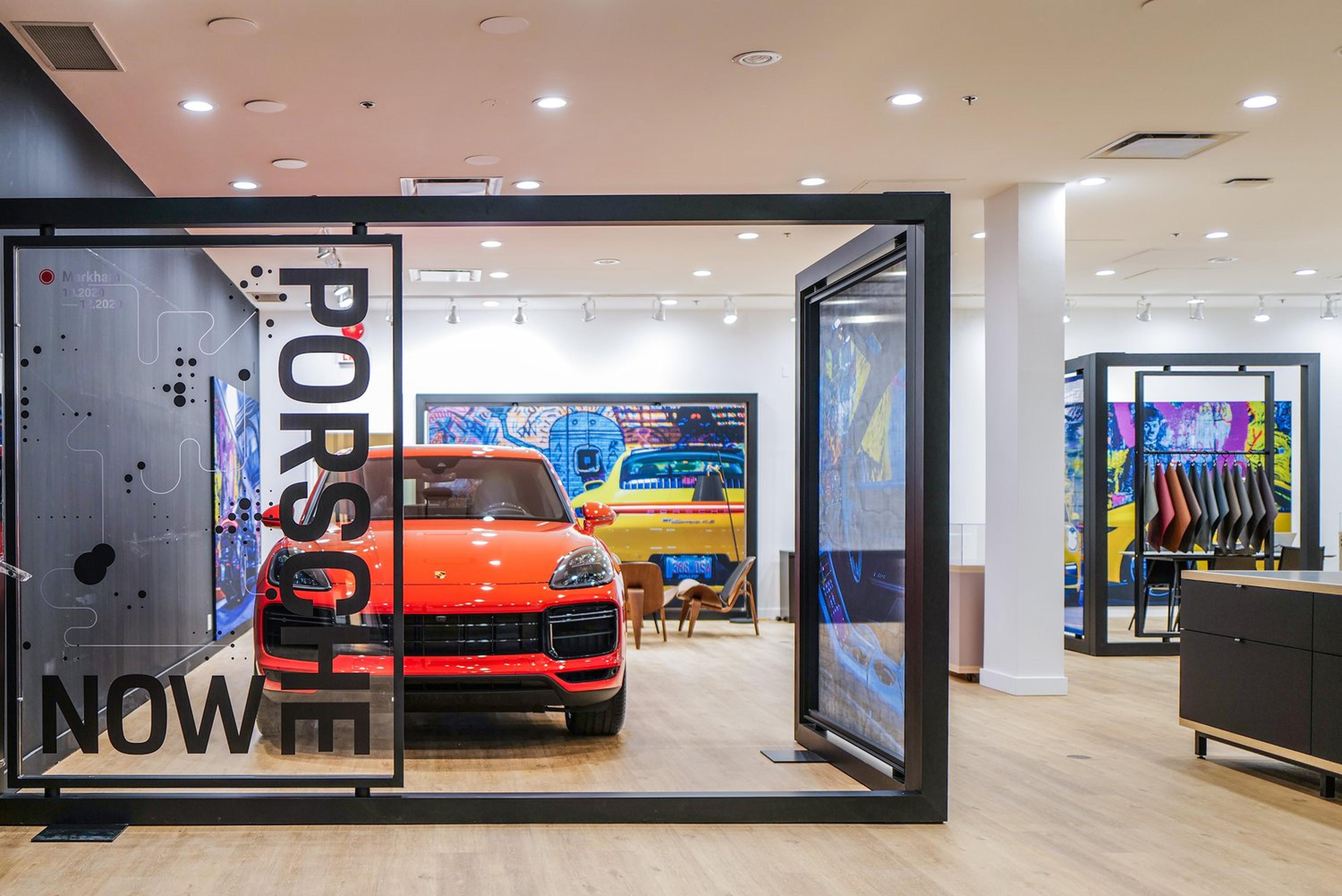 Porsche showroom