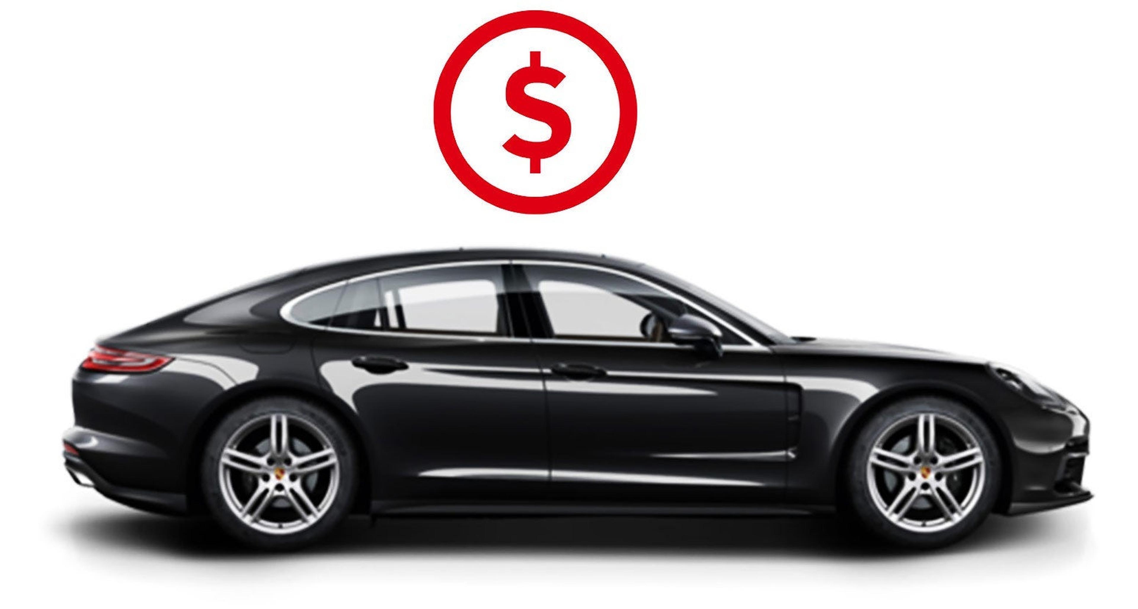 Step 3: value your trade-in online – black Porsche