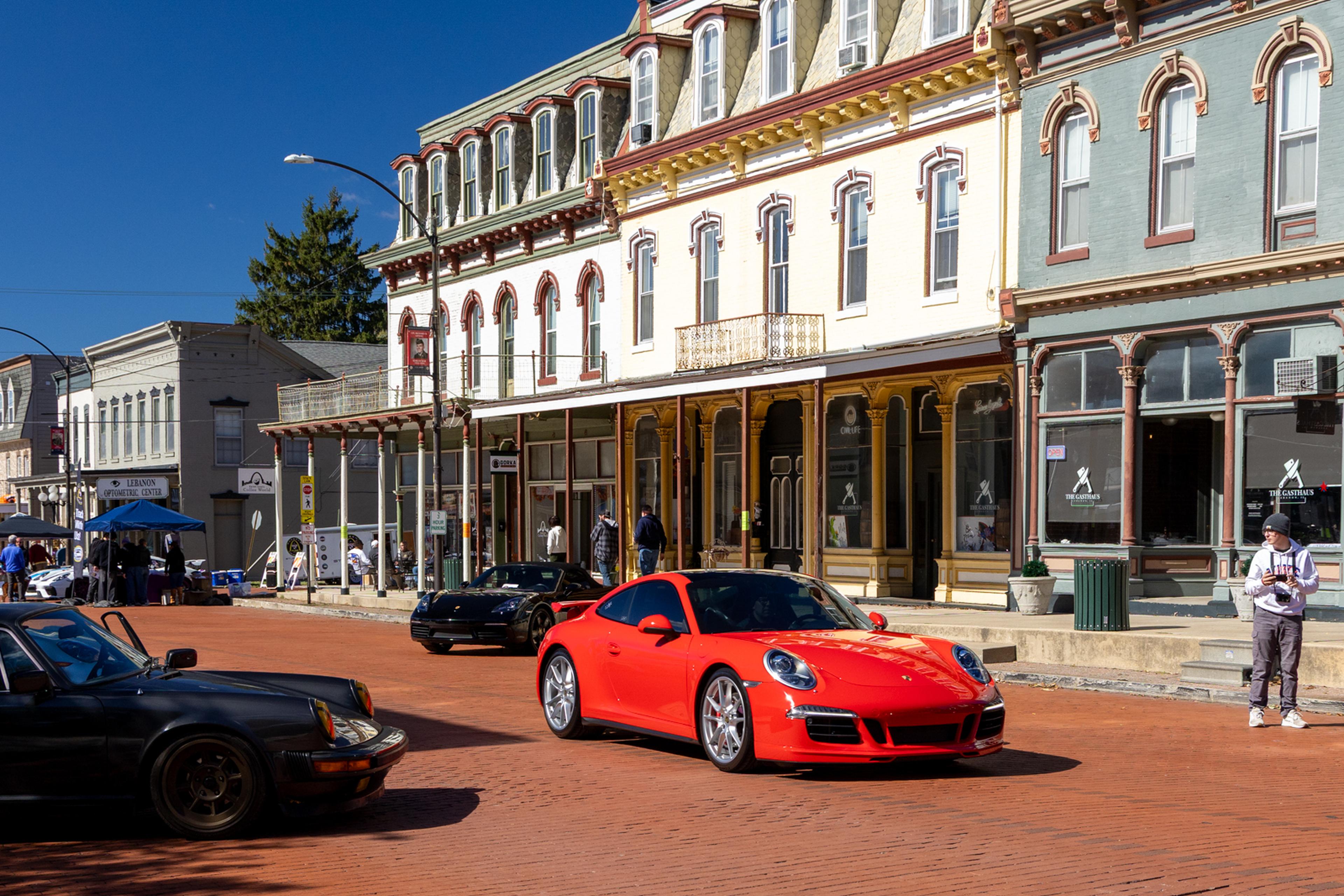 Red Porsche at a Porsche St. Louis event
