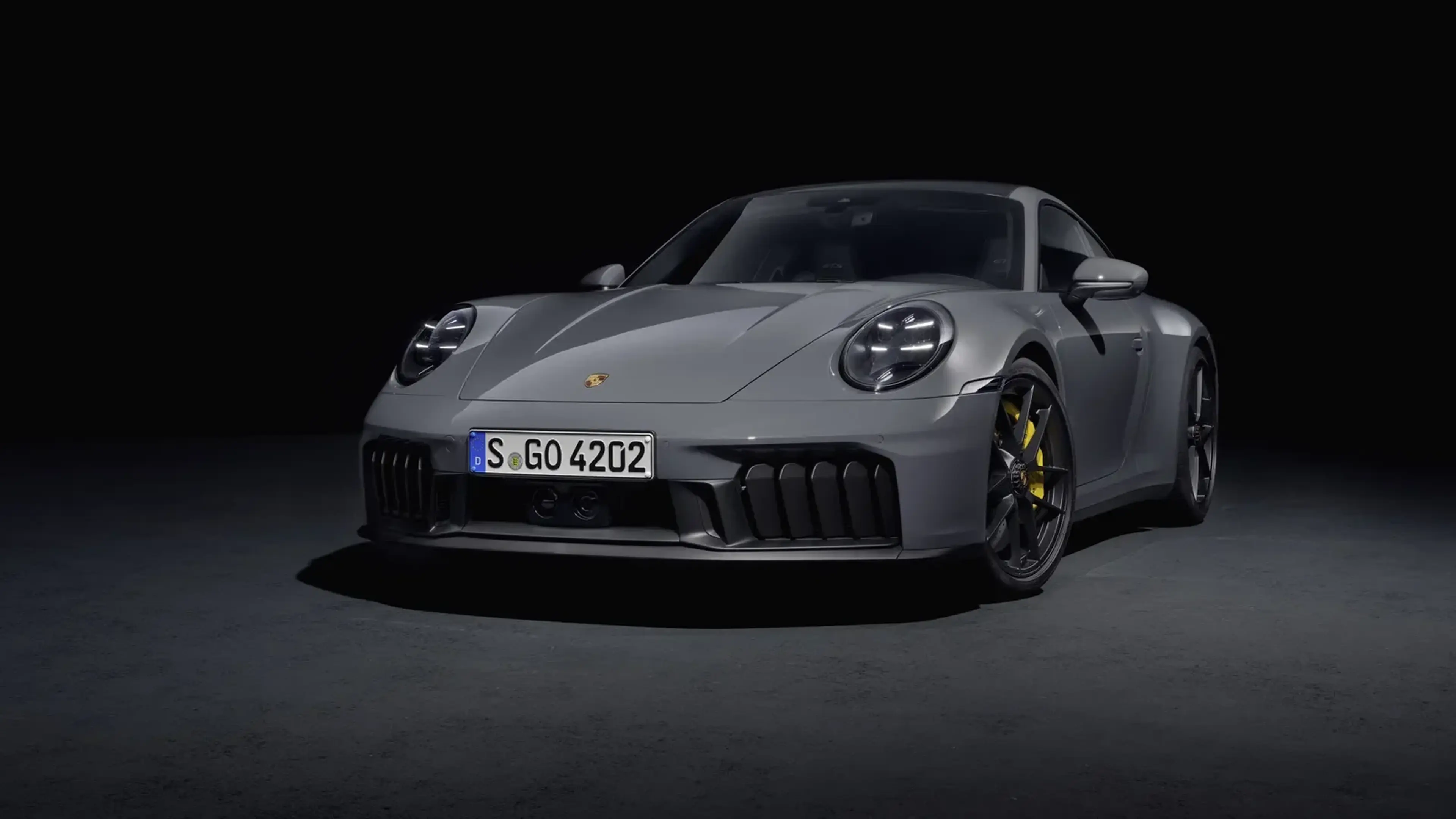 Gray 2025 Porsche 911 Carrera GTS front view