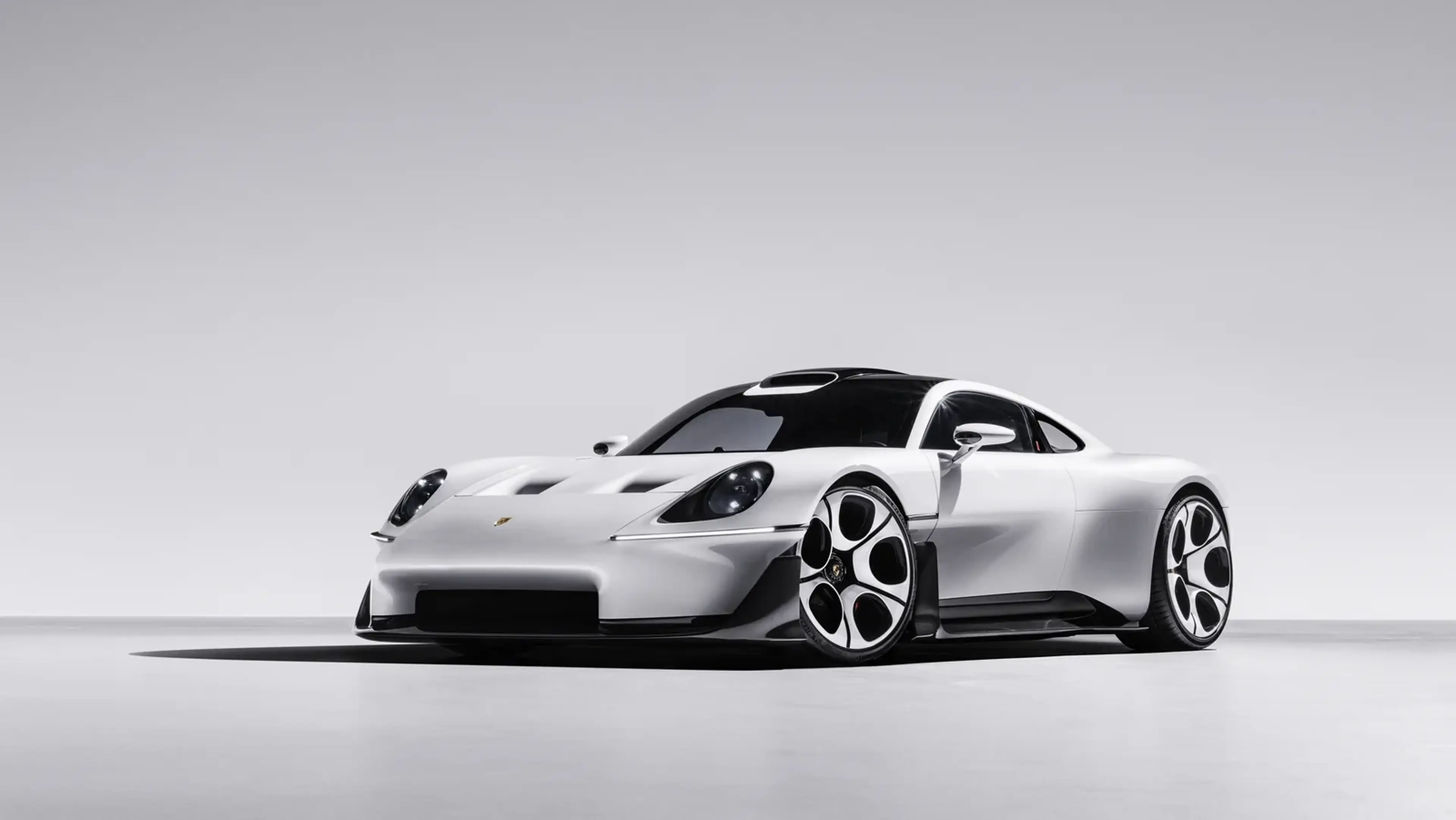 Porsche Mission S front three-quarter view