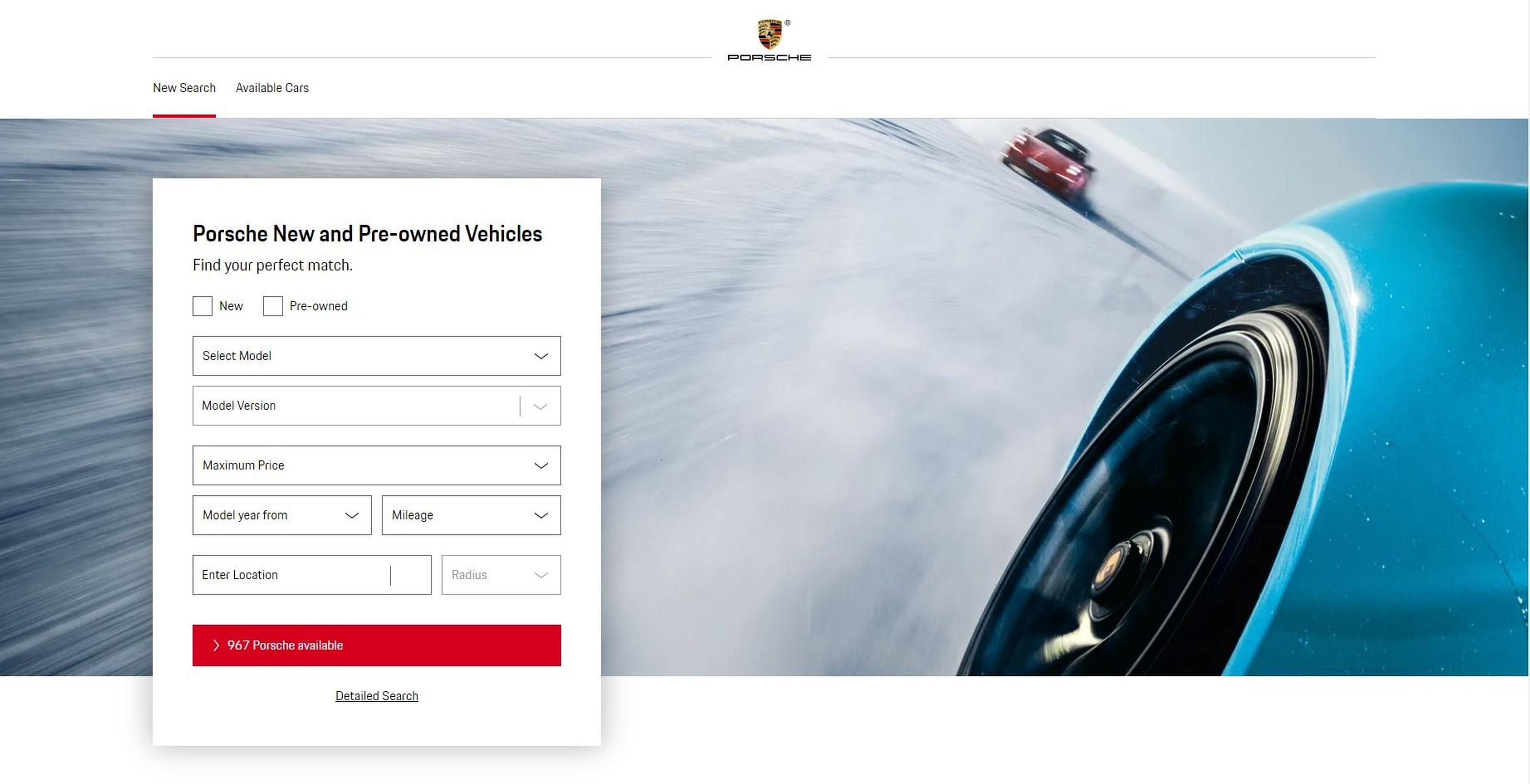 Porsche Finder