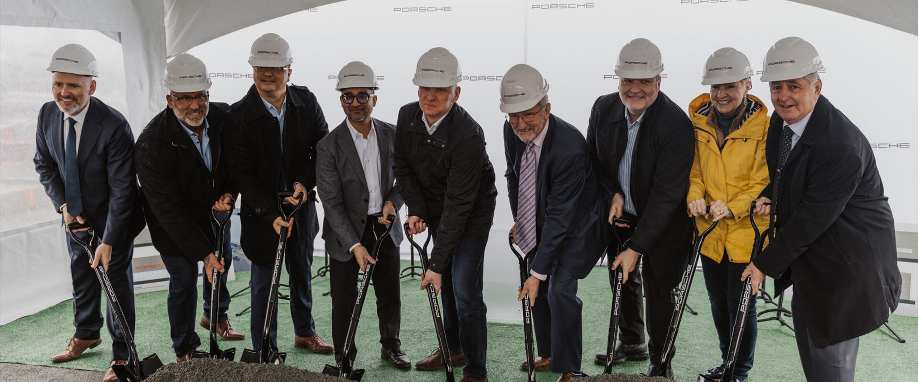 Groundbreaking Ceremony for Porsche Nanaimo's Service Centre