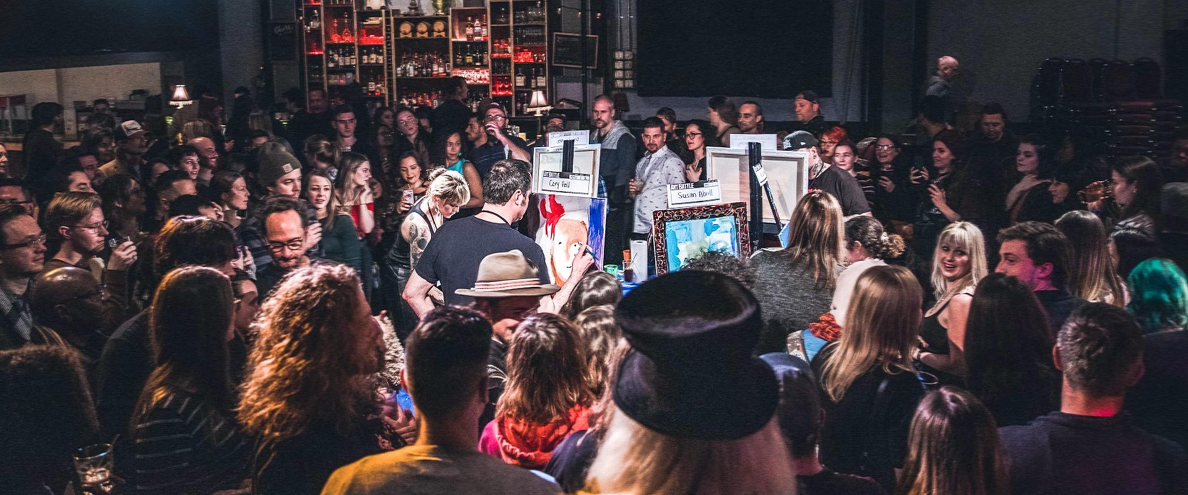 Porsche Centre Victoria at Art Battle Canada's Vancouver Island Championship