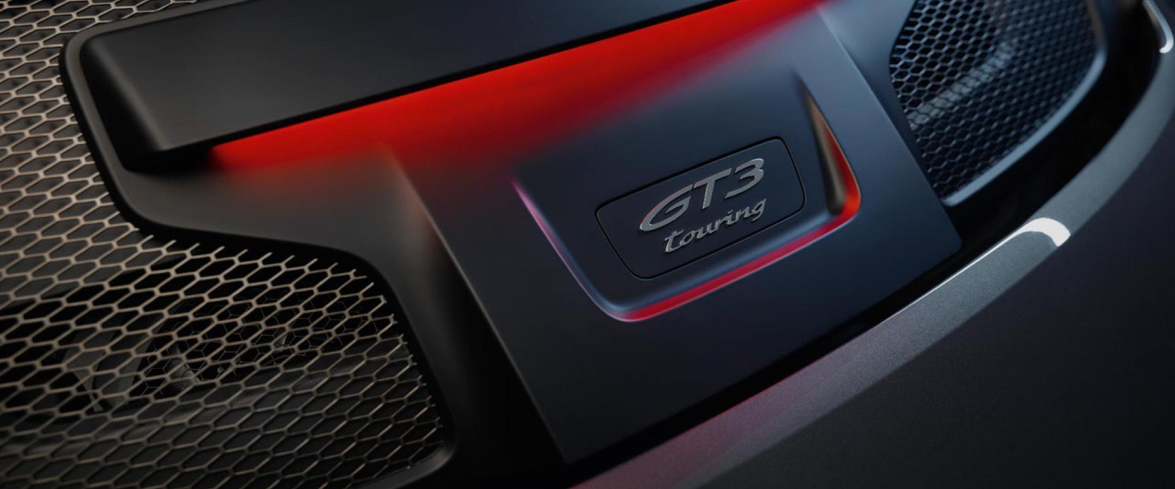 rear of a black 2022 porsche 911 gt3