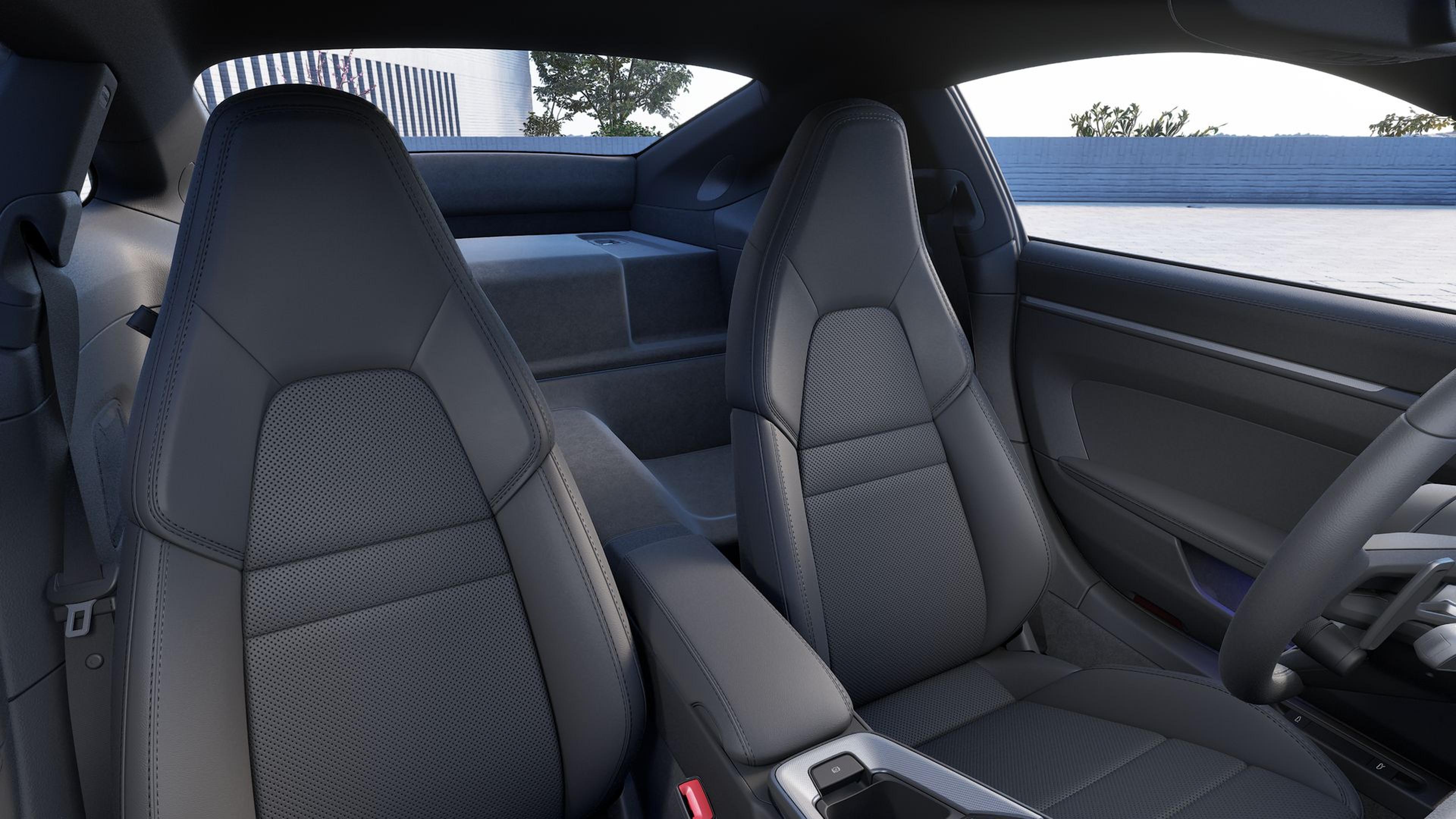 2027 Porsche Carrera interior front to back view