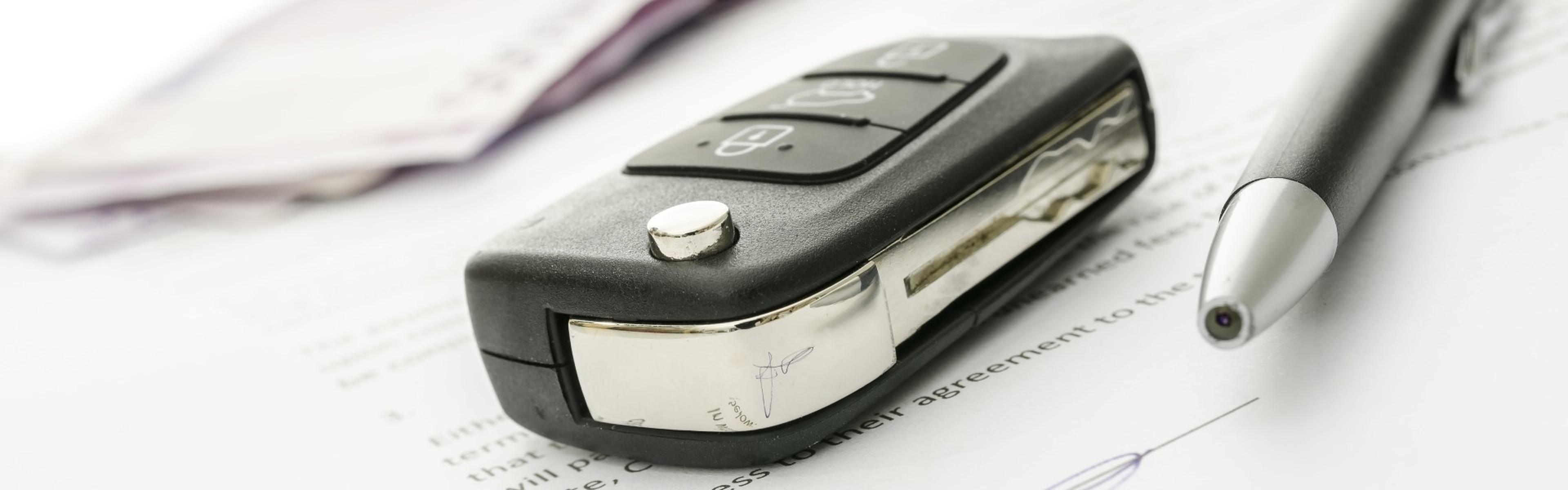 Financing - Contract with Keys Banner
