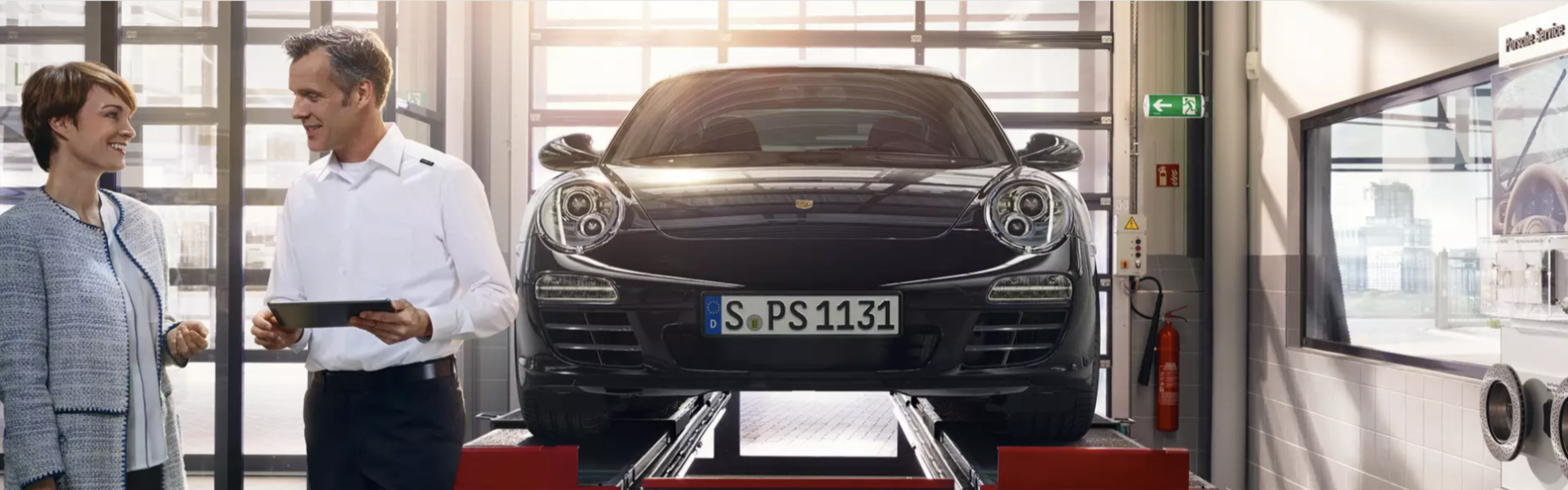 Porsche Maintenance Service Banner