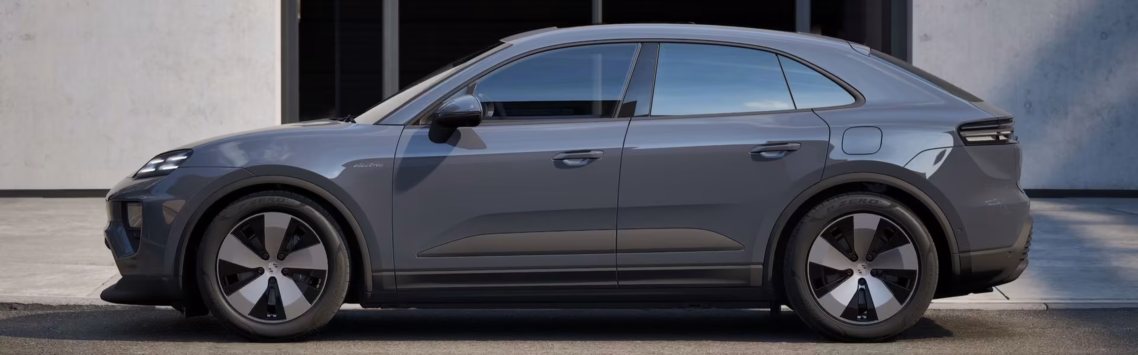 2027 Porsche Macan Electric In Slate Grey Neo Banner