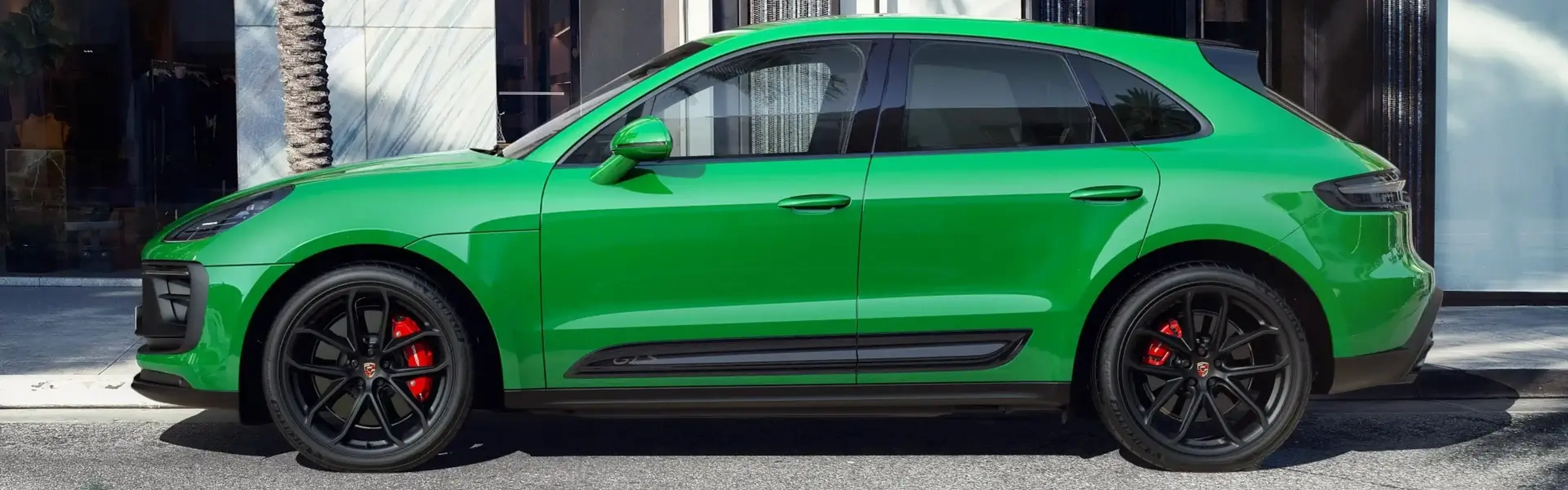 2026 Porsche Macan GTS In Python Green Banner