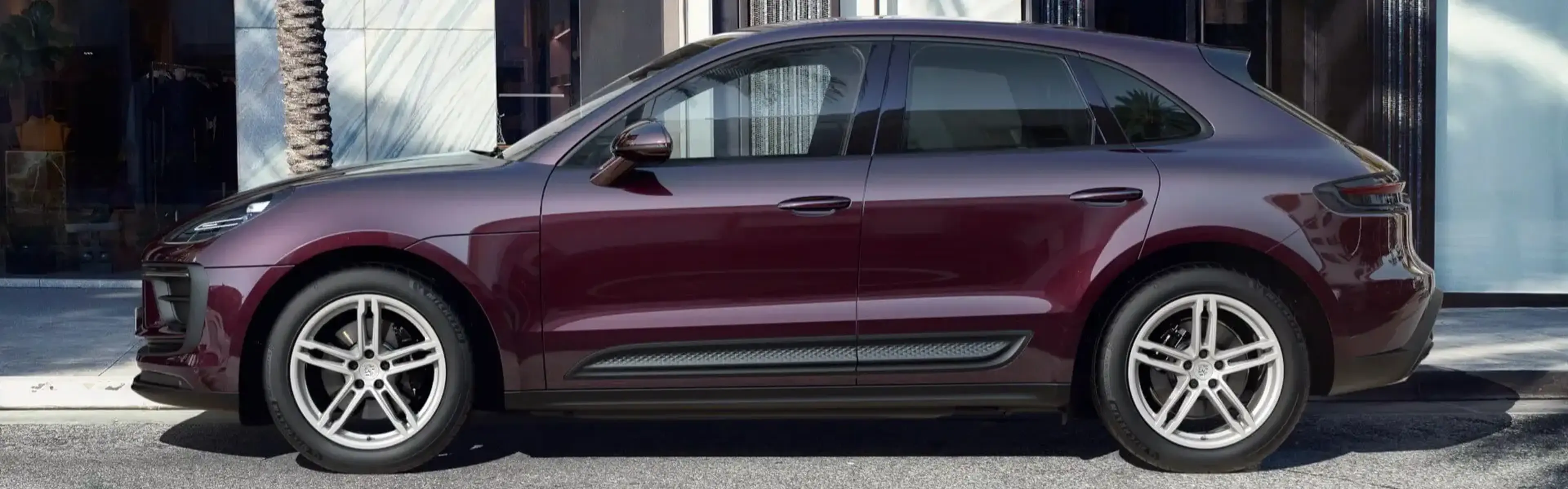 2026 Porsche Macan In Copper Ruby Metallic With Sport Chrono Package Banner