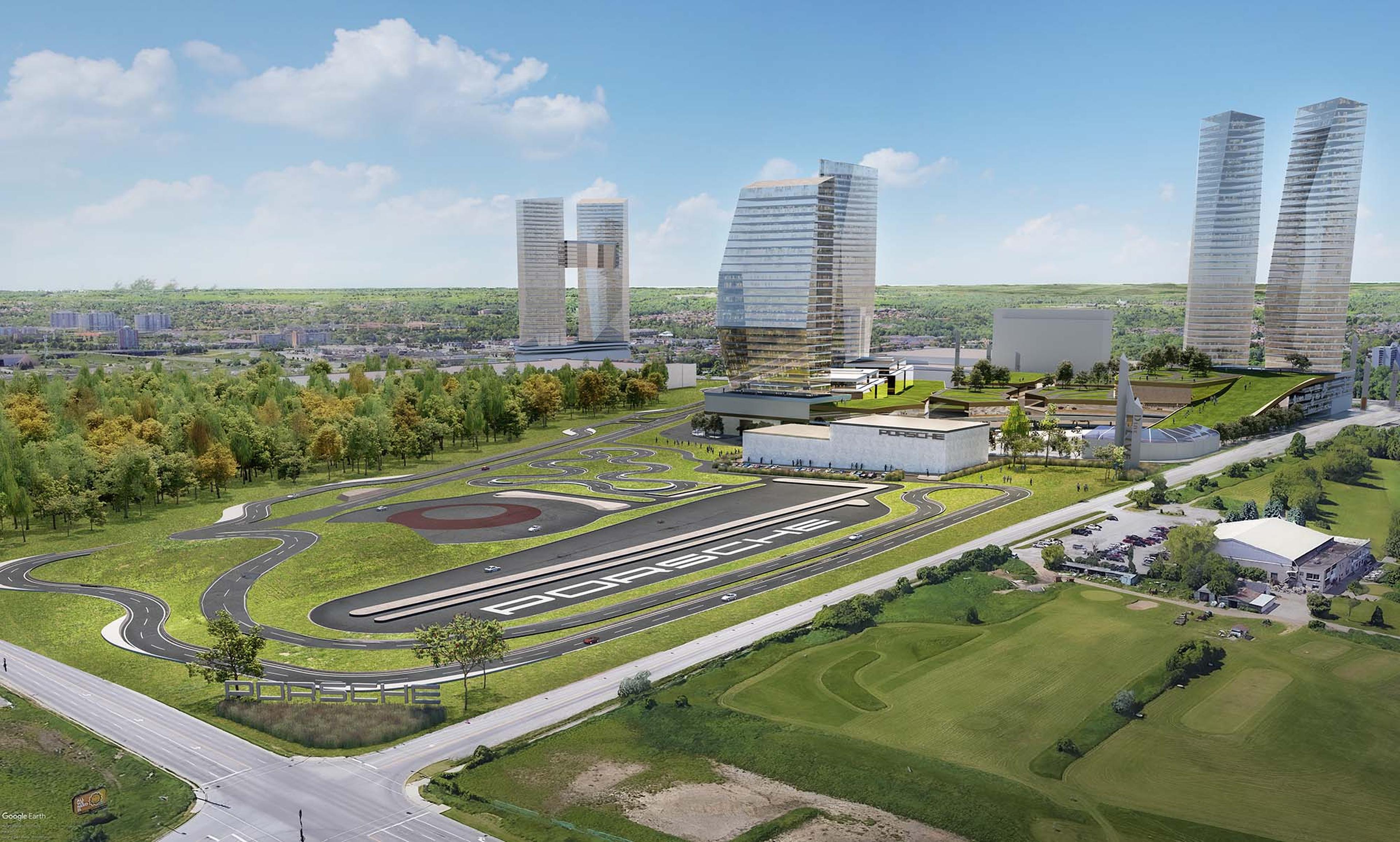 Annonce du futur Centre d experience Porsche a Toronto