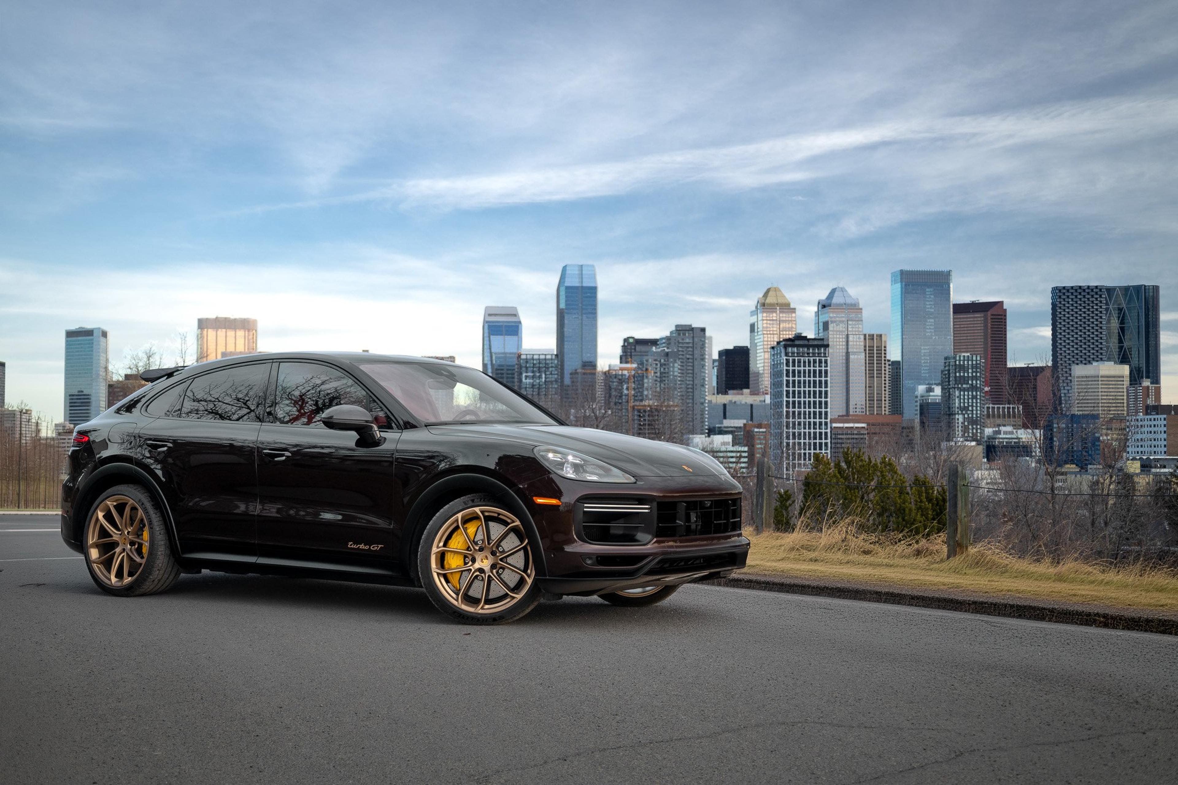 Car Of The Month February Cayenne Turbo GT Mahogany Metallic Porsche Centre Calgary 1