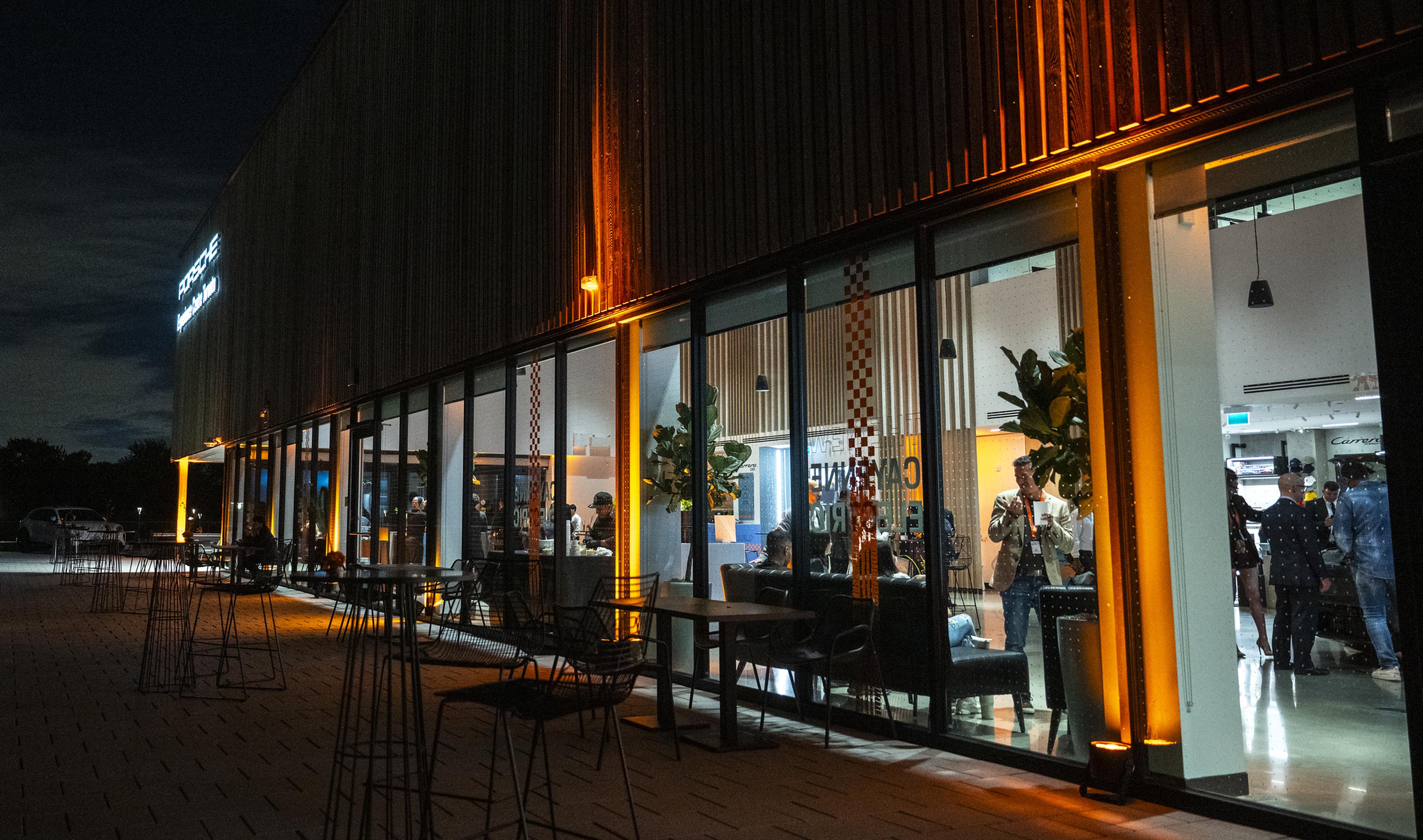 Porsche Cayenne Electric Launch Experience at night as designed by Porsche Centre North Toronto