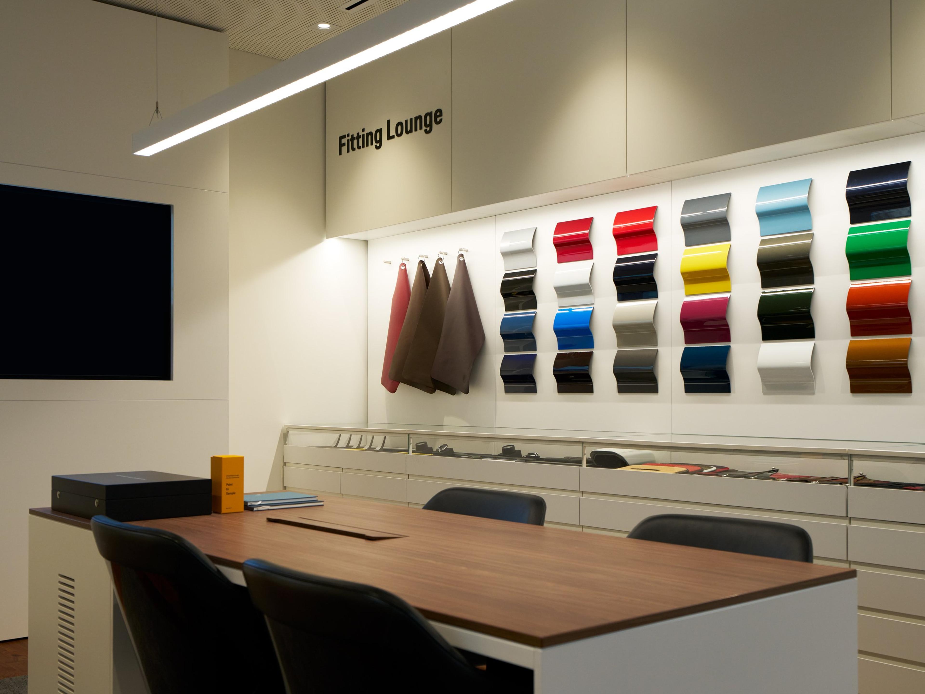 Porsche Experience Centre Fitting Lounge