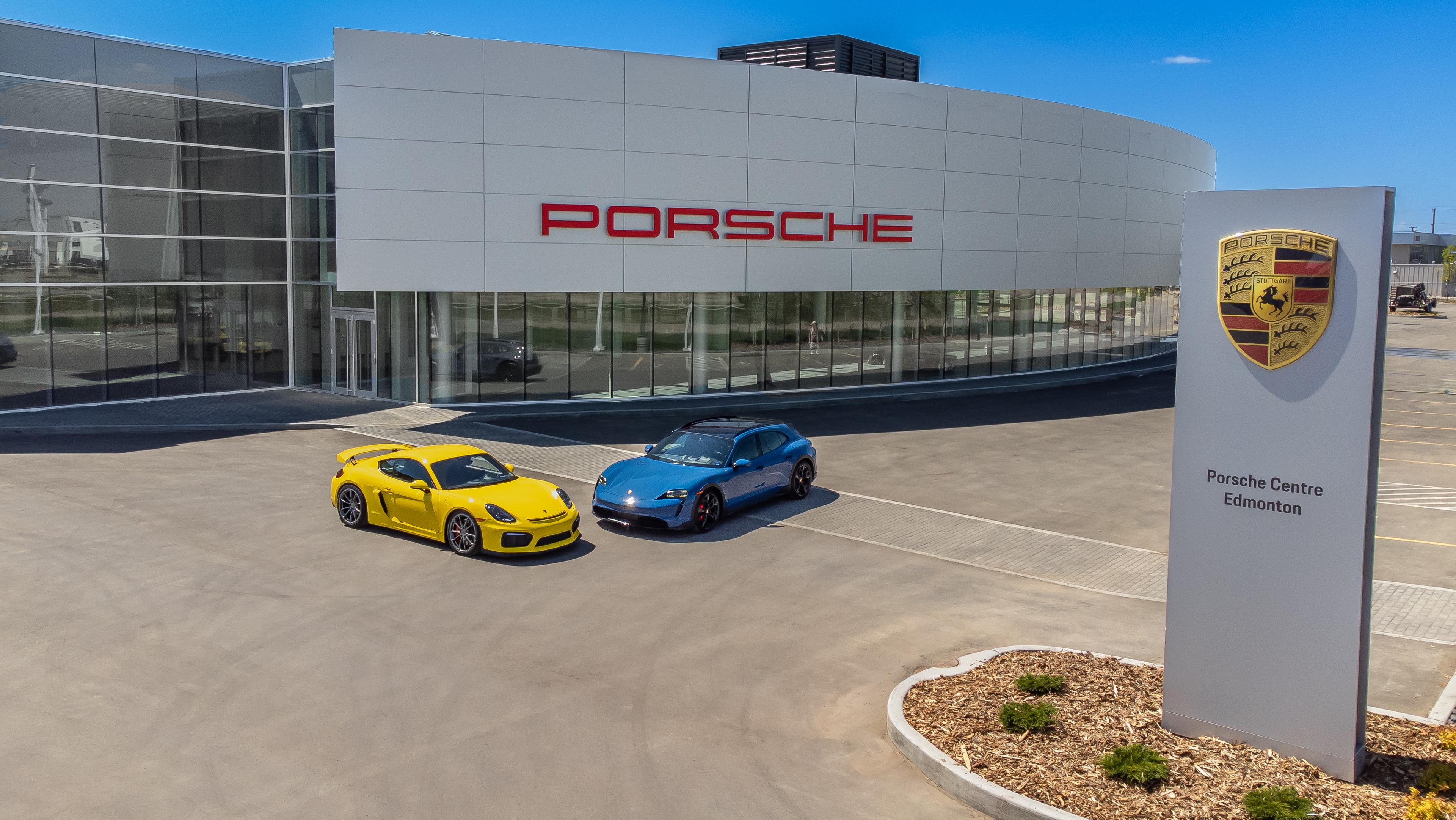 Porsche Centre Edmonton Exterior