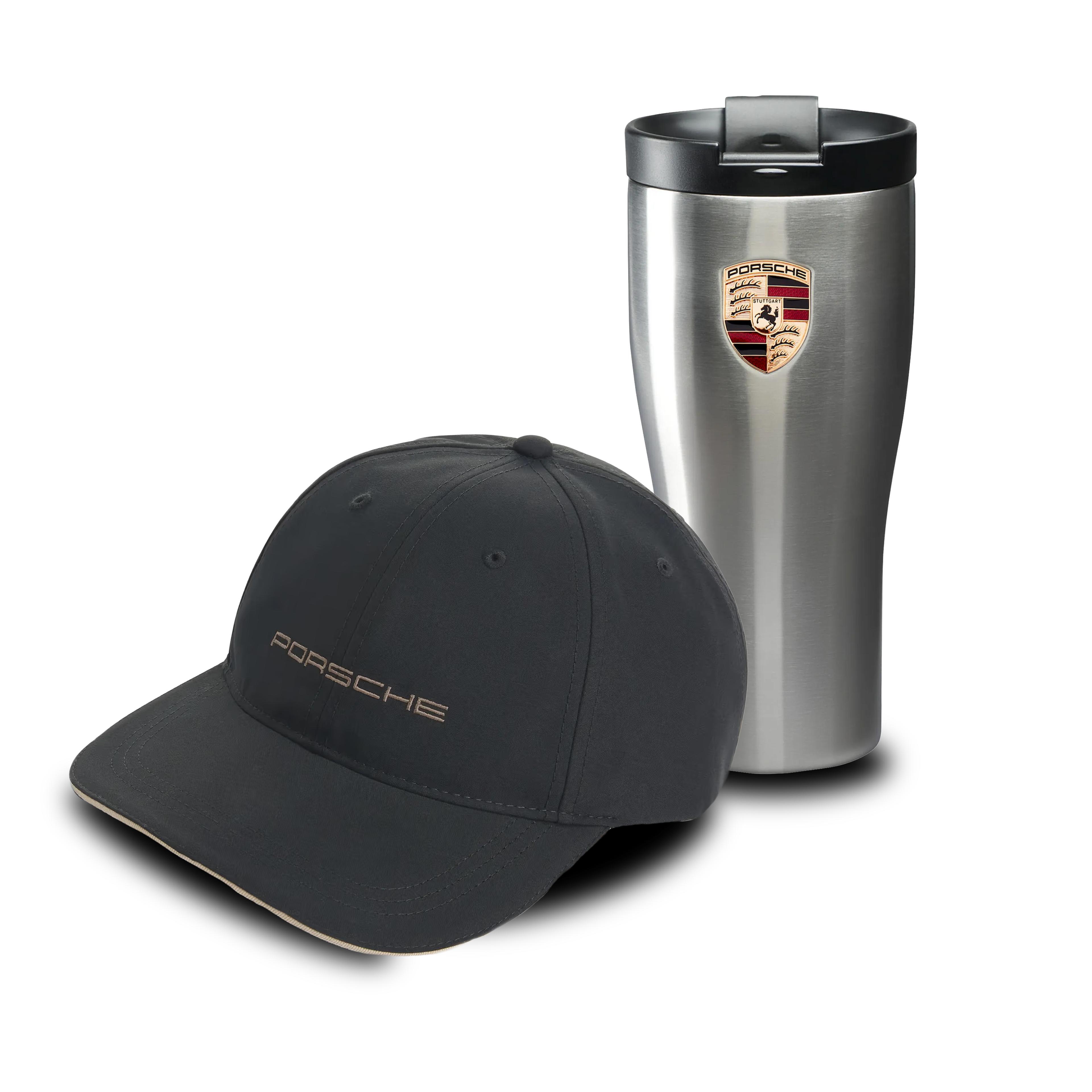 PORSCHE WORDMARK ESSENTIAL HAT Porsche Thermal Cup Silver