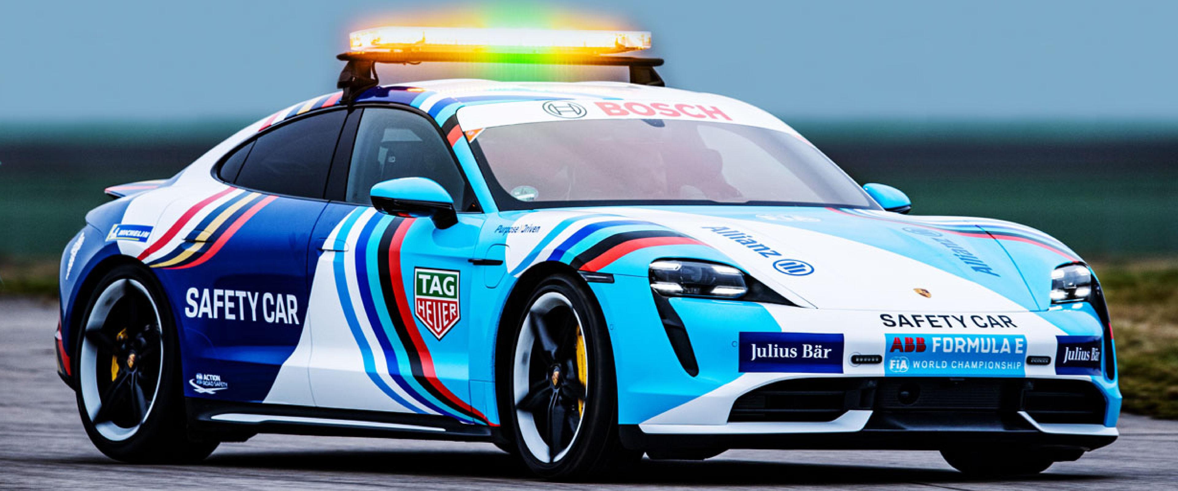 Porsche Taycan becomes Official Safety Car of 2022