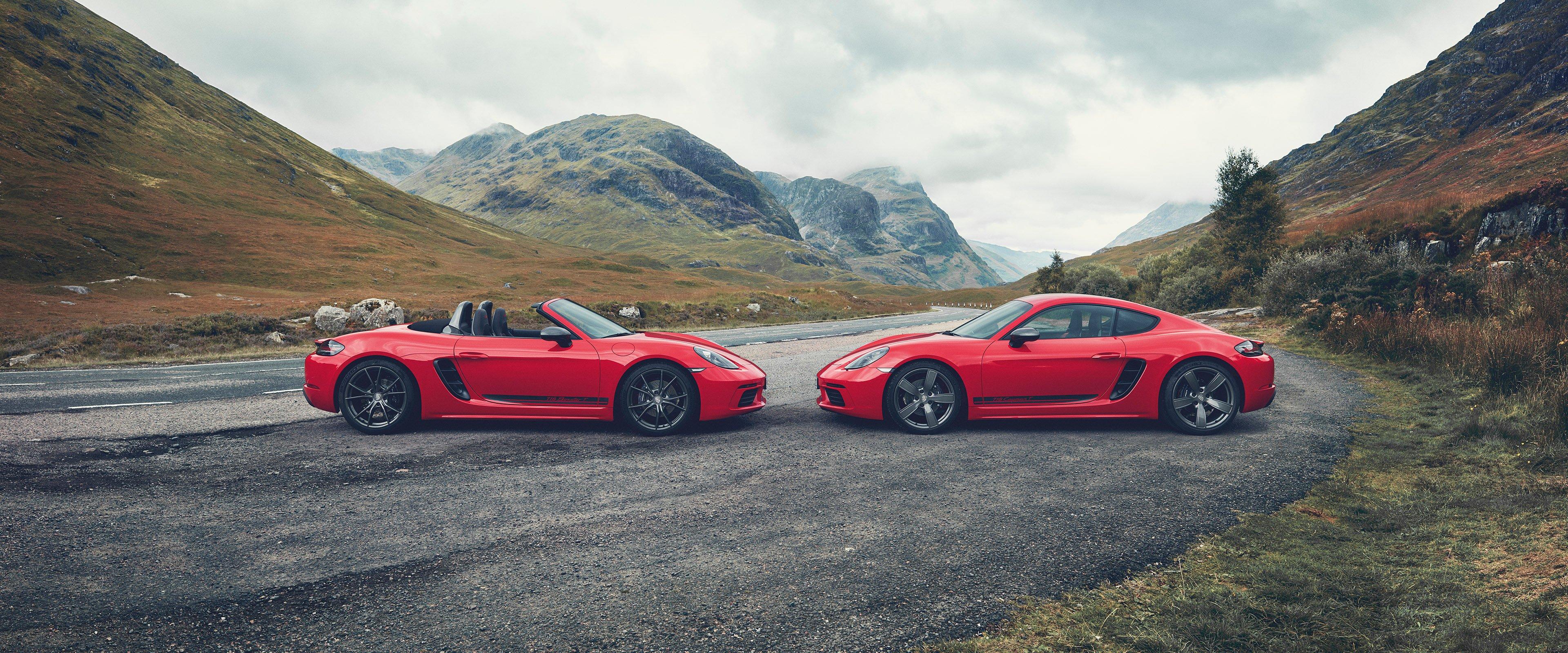 Porsche 718 Boxster and 718 Cayman