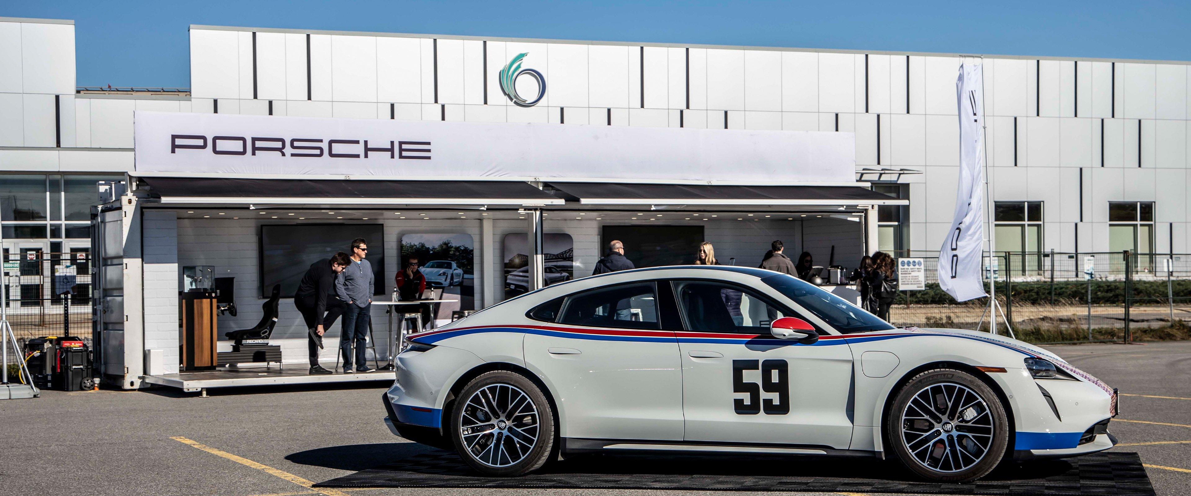 Porsche Roadshow display
