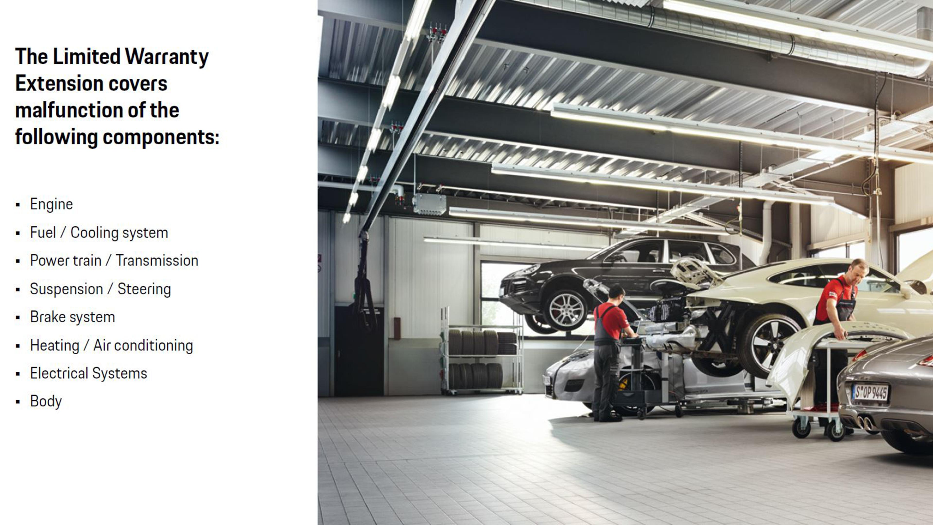 Limited Warranty Extension coverage