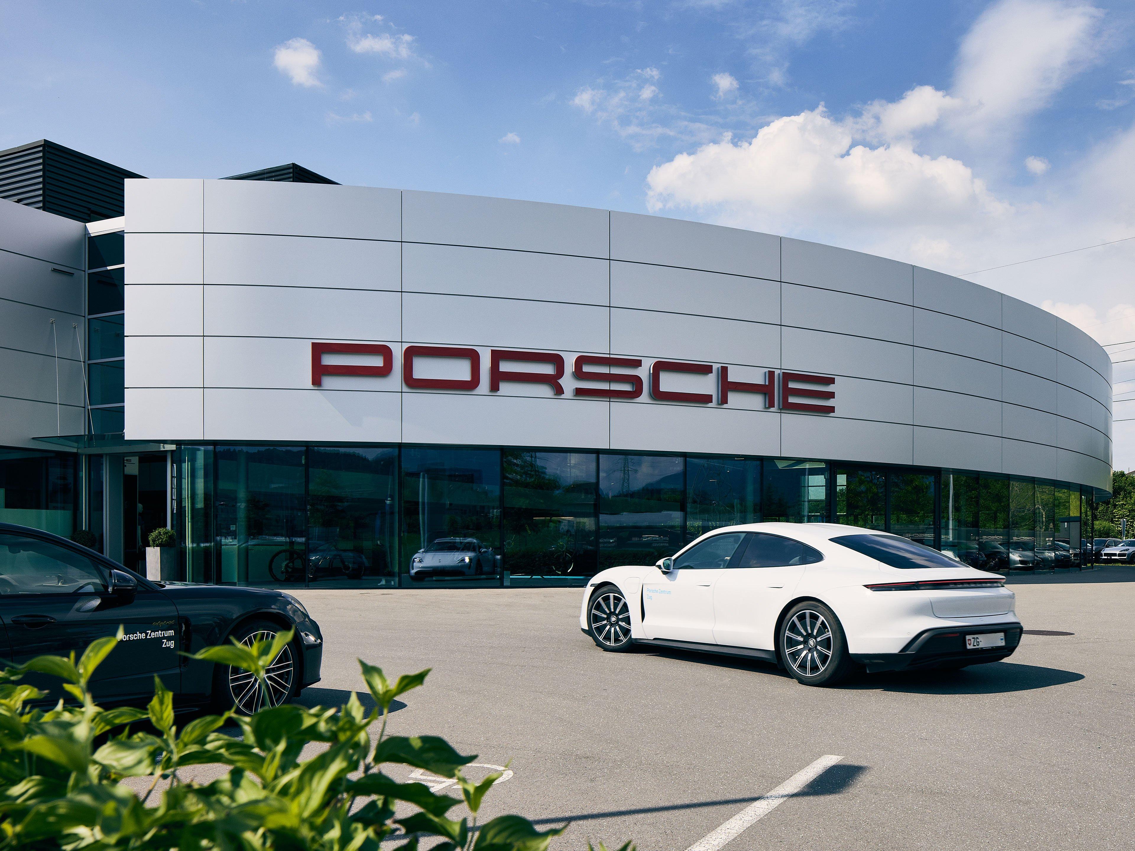 Porsche Zentrum Zug Aussenaufnahme
