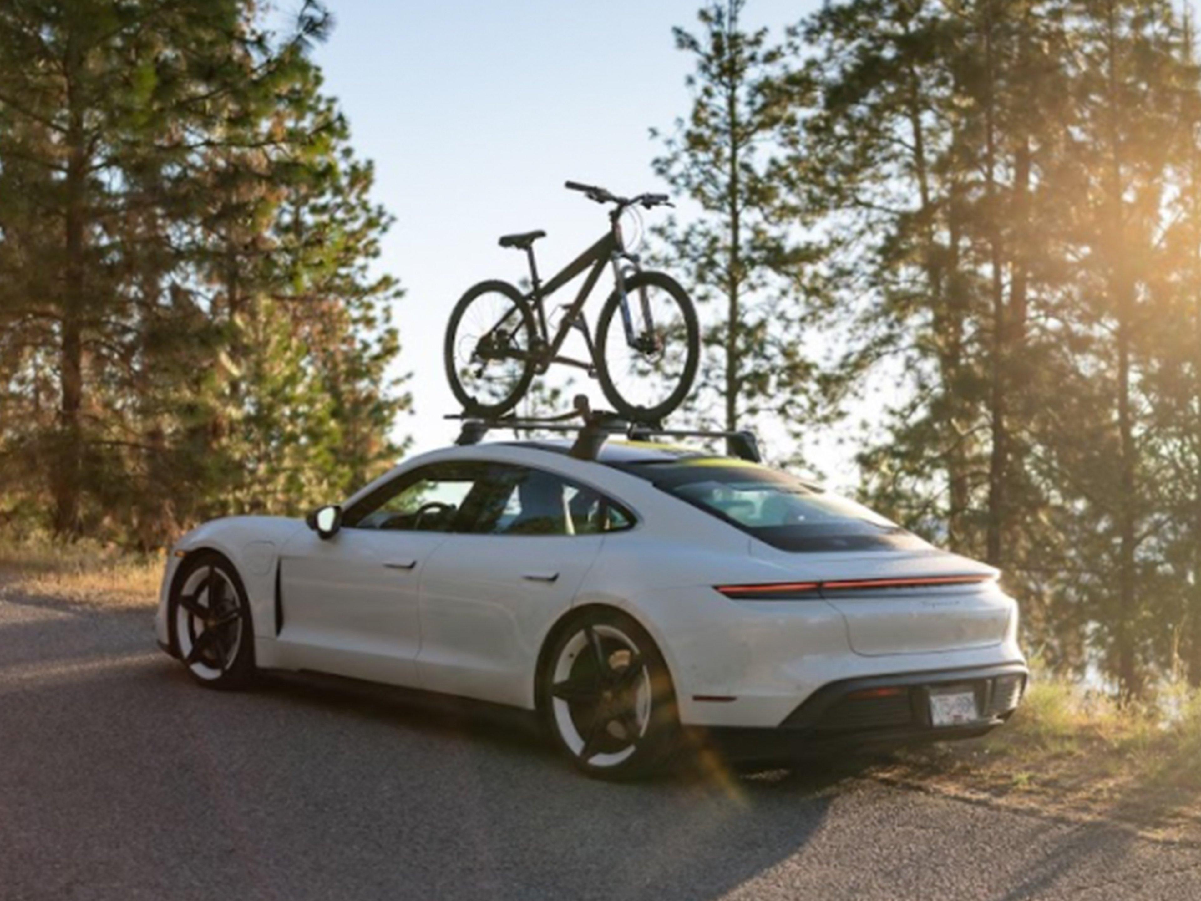 Porsche Taycan bike rack