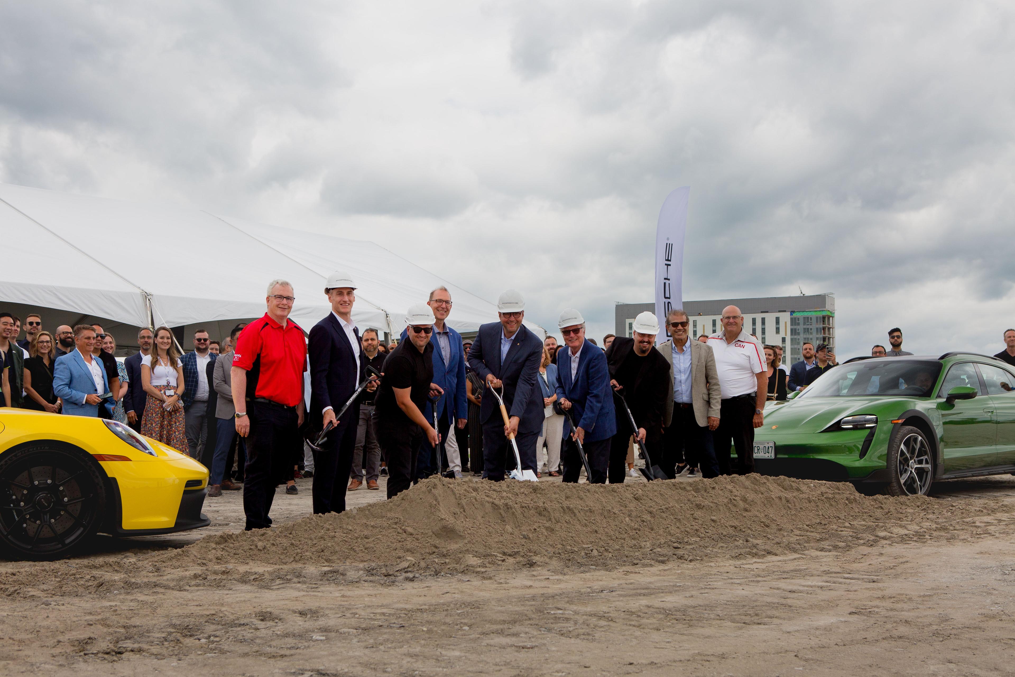 Lancement des travaux du Centre Porsche Experience Toronto