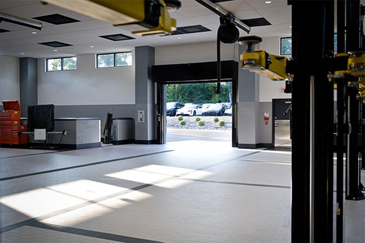 Porsche Monmouth Service Center Welcome Area